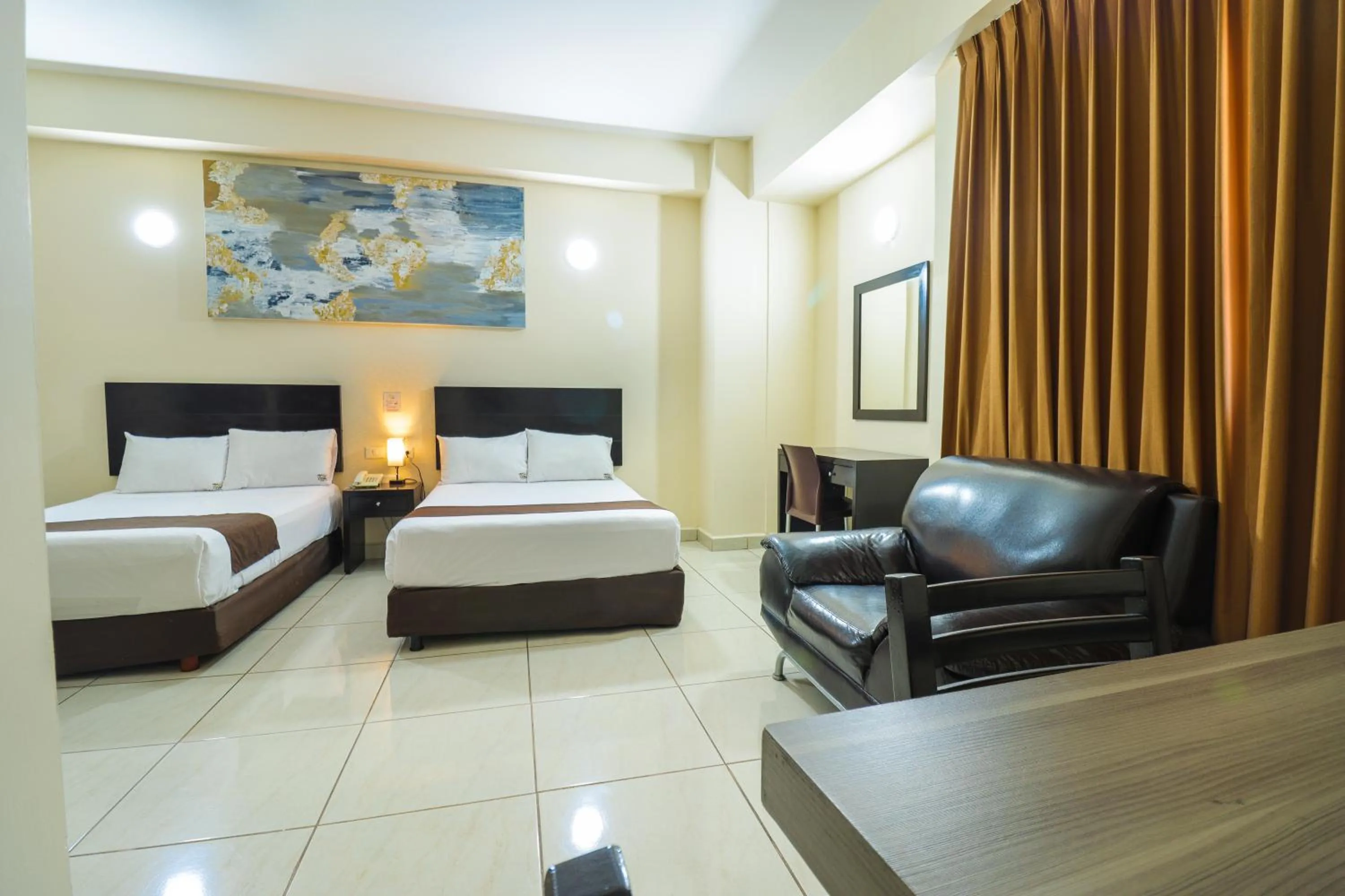 Bed in HOTEL VILLA MARGARITAS