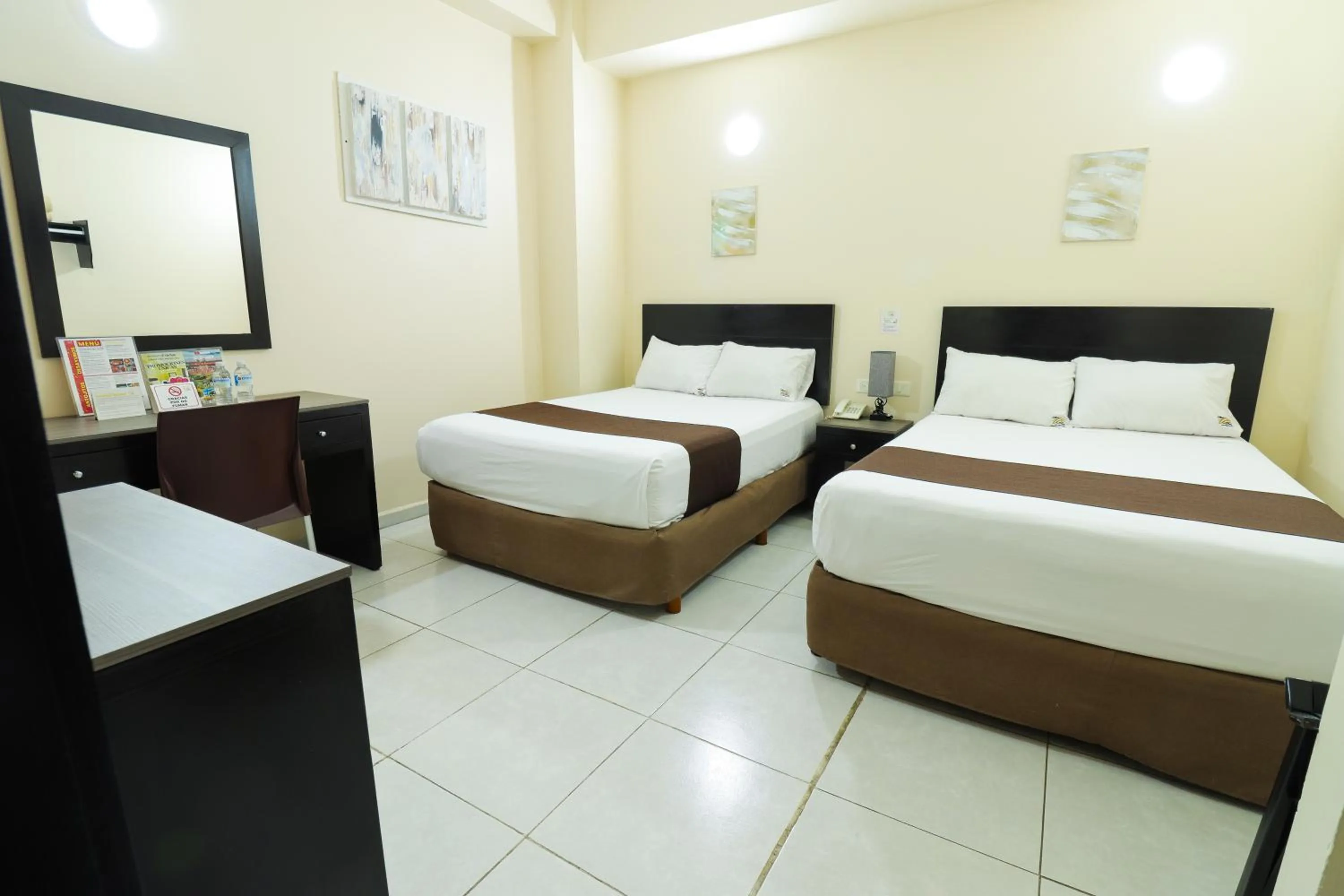 Bed in HOTEL VILLA MARGARITAS