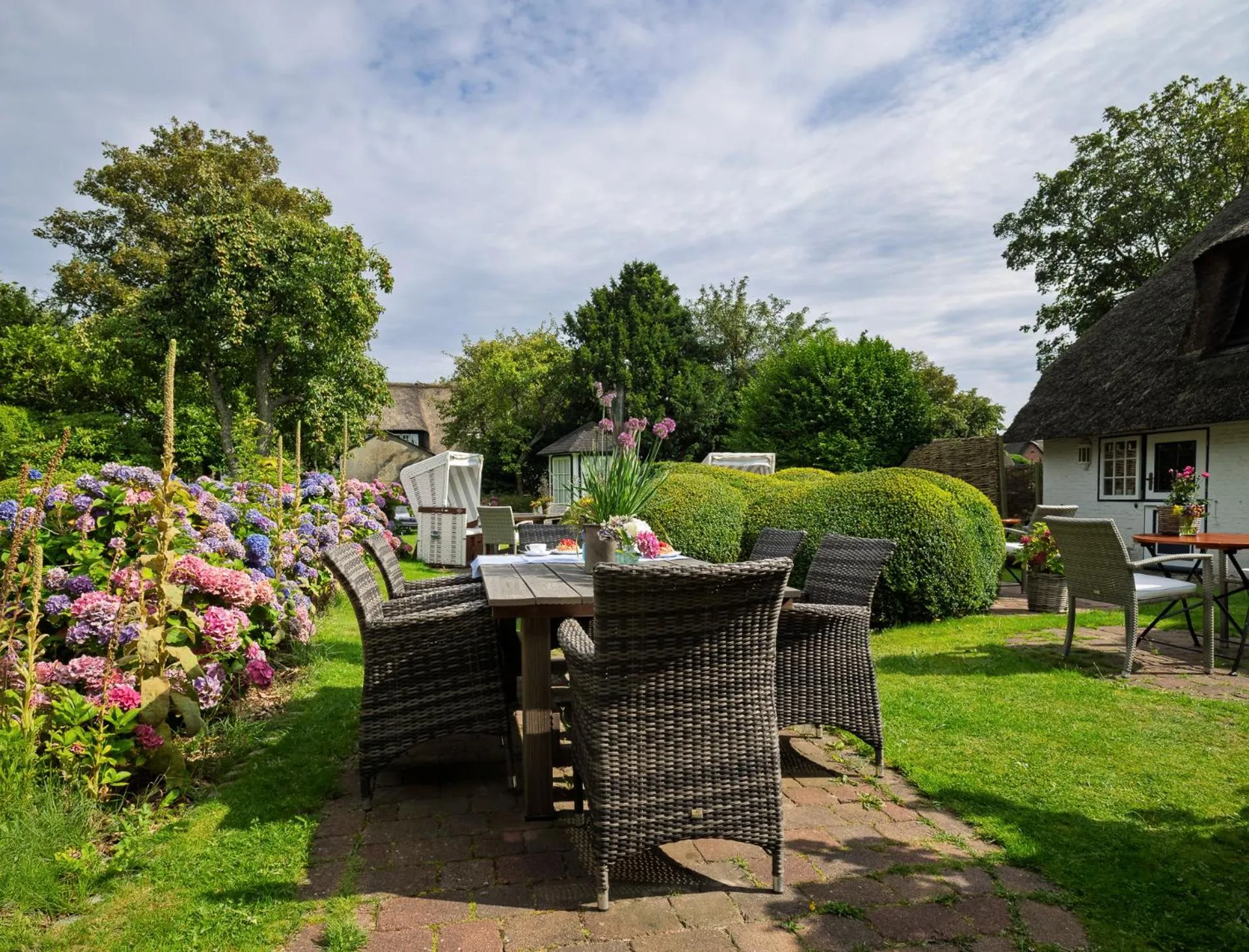 Garden in Boutiquehotel Seiler Hof Keitum