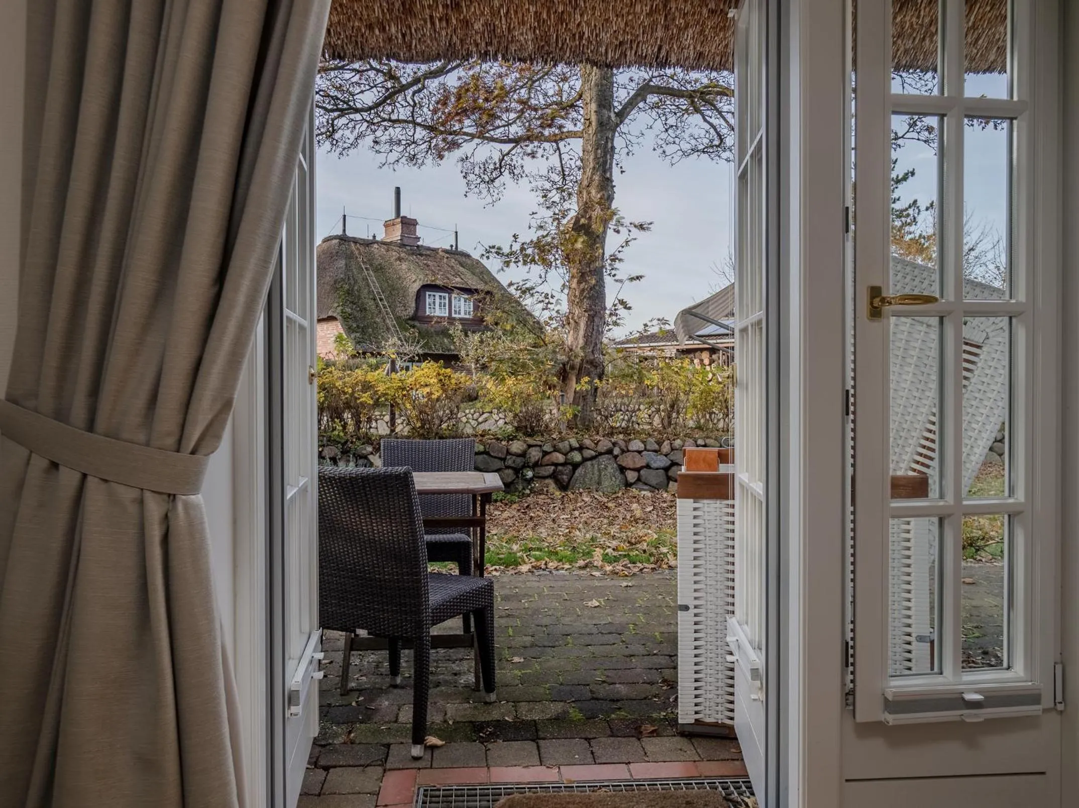 Garden view in Boutiquehotel Seiler Hof Keitum