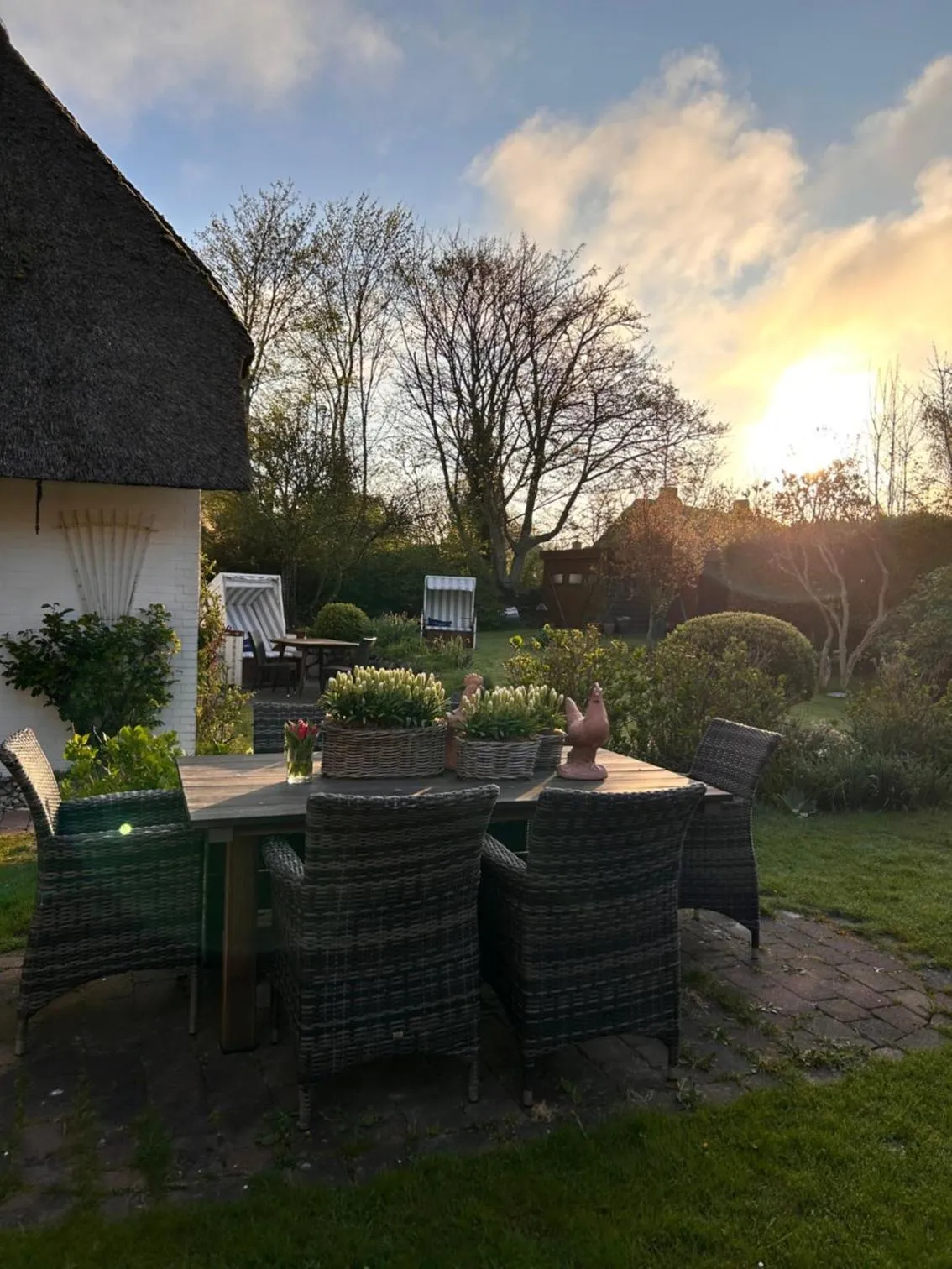 Garden in Boutiquehotel Seiler Hof Keitum