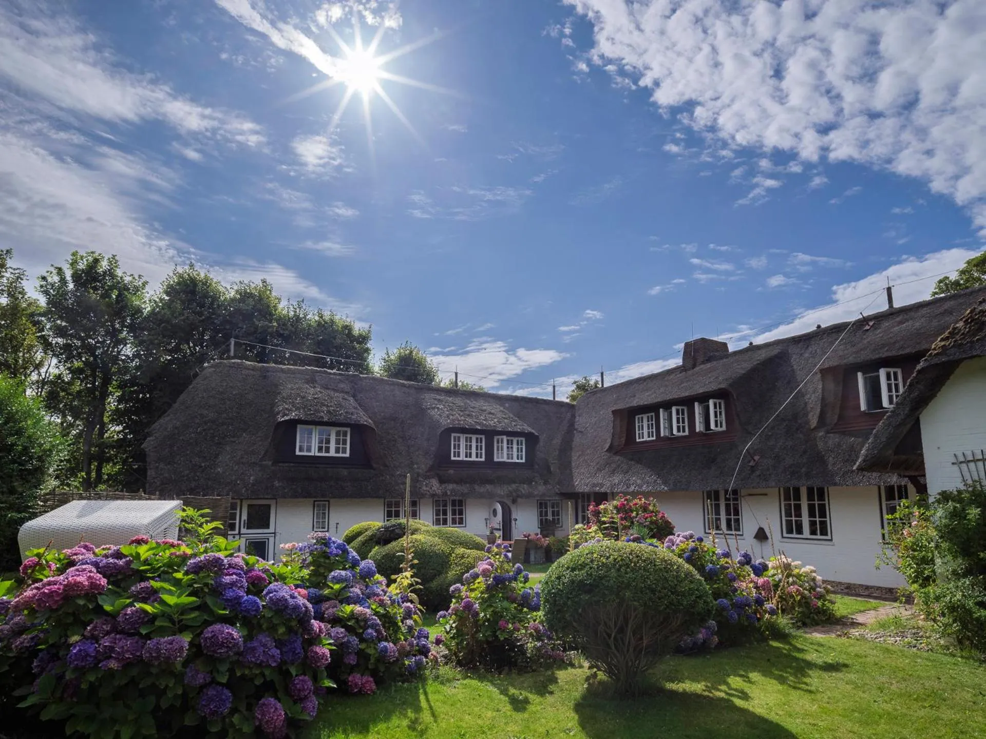 Garden in Boutiquehotel Seiler Hof Keitum