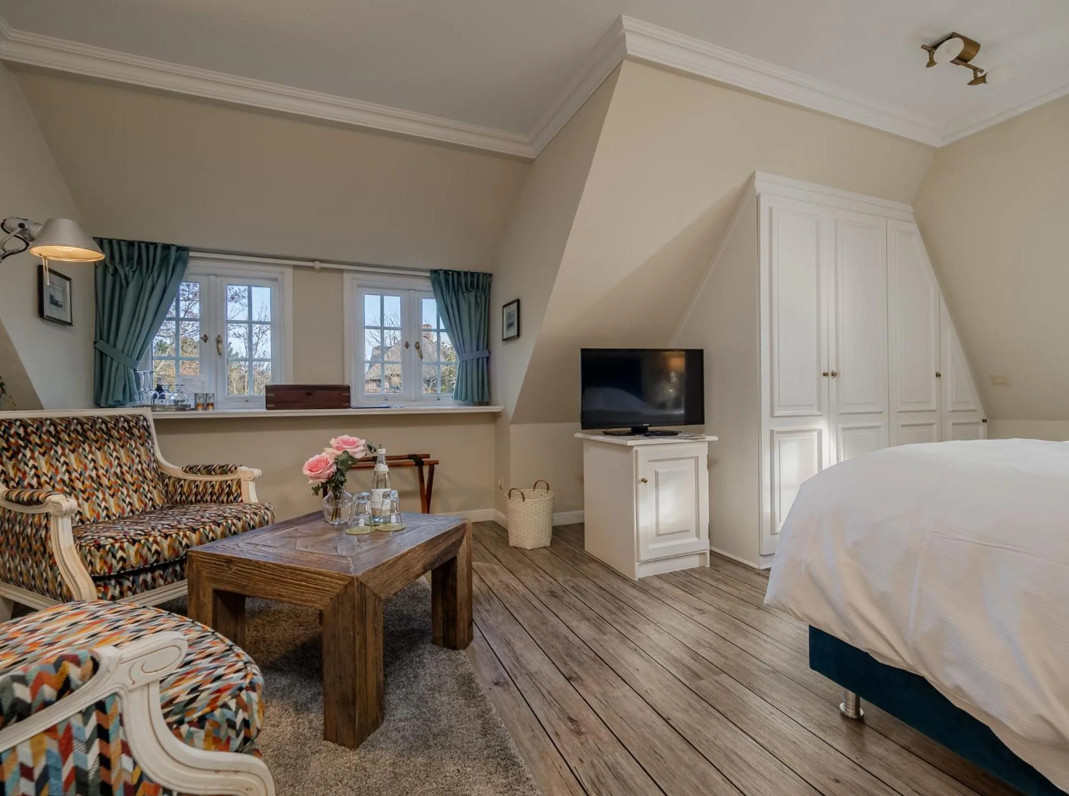 Bed in Boutiquehotel Seiler Hof Keitum