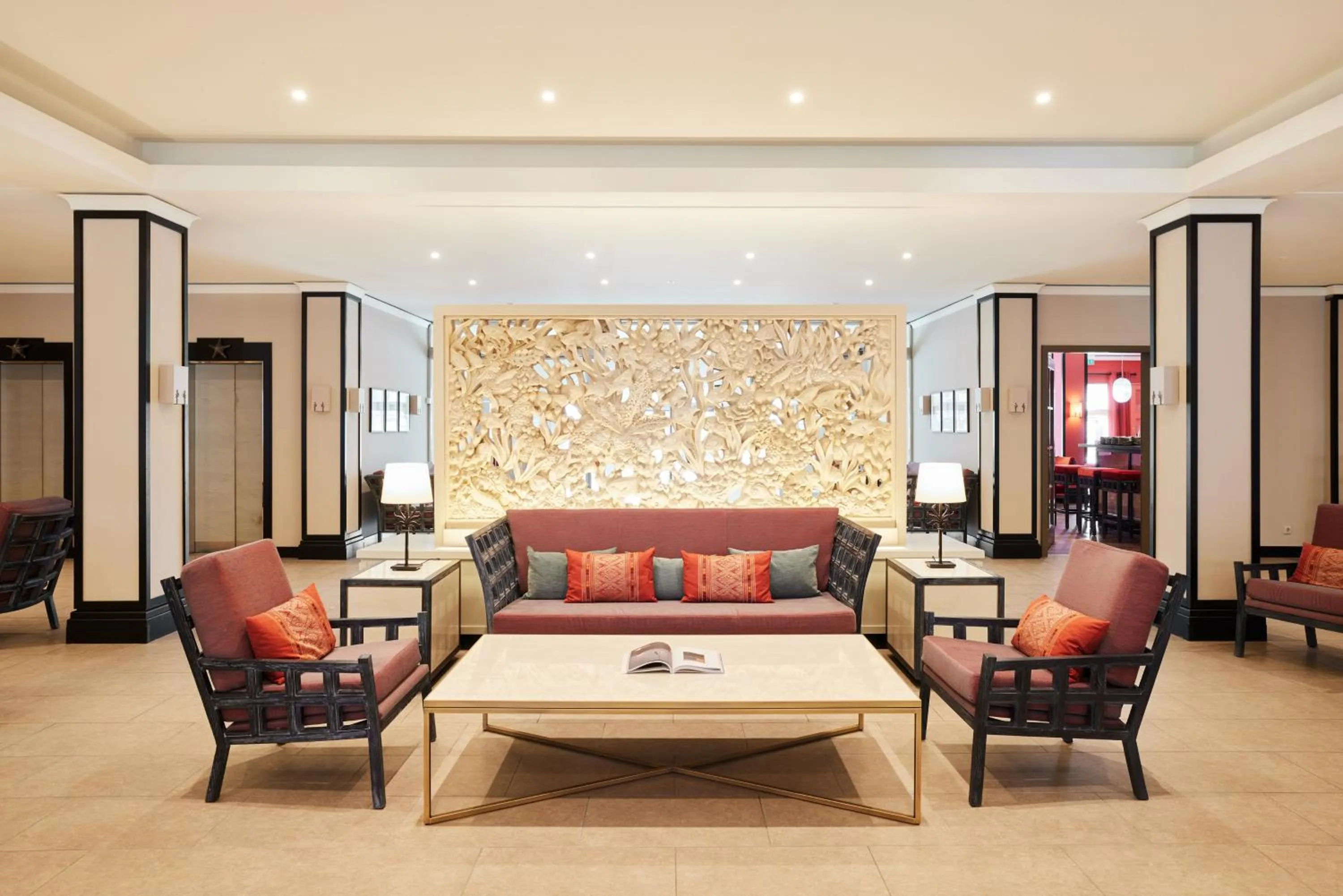 Lobby or reception in Strandhotel Zingst