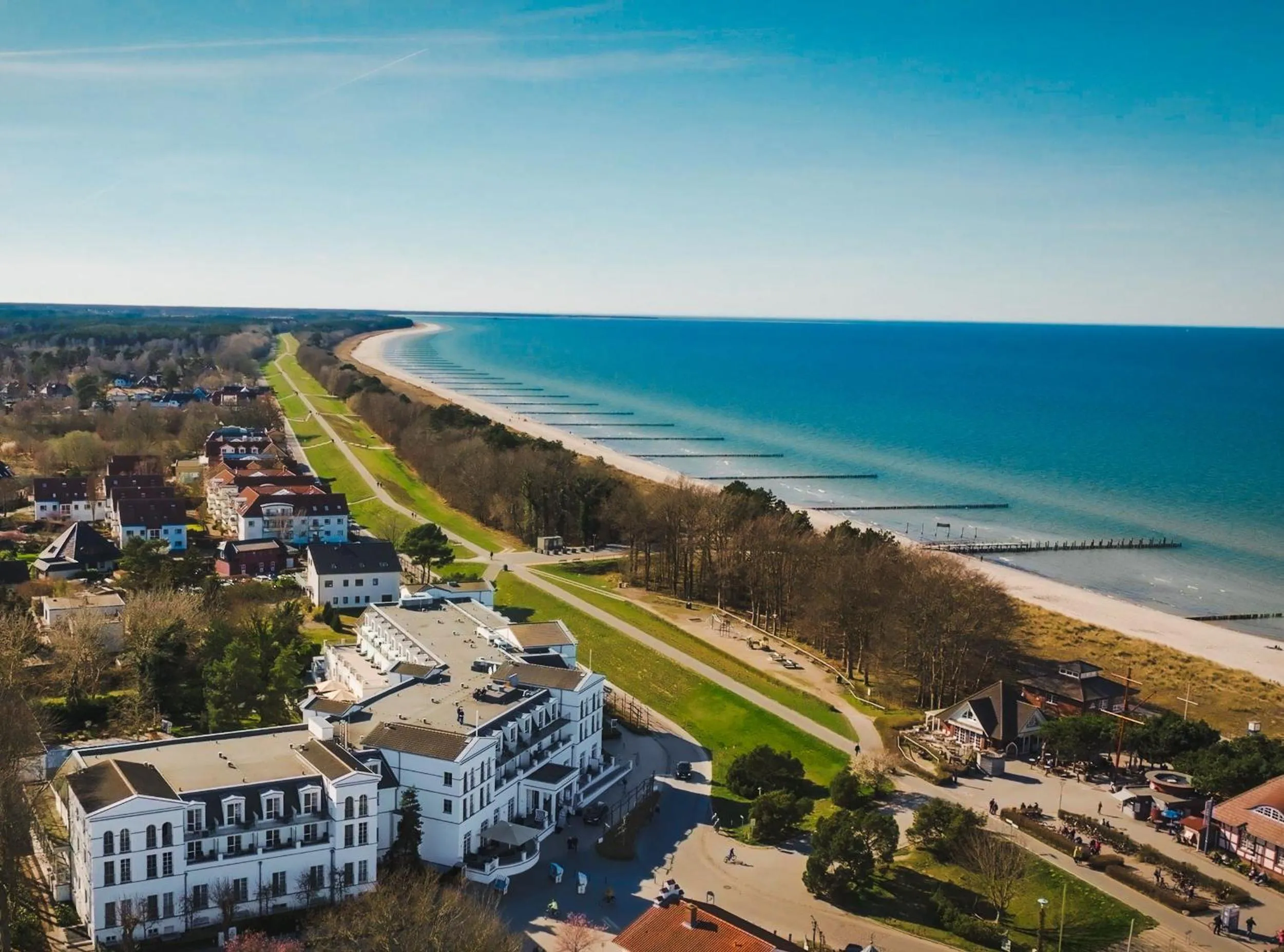 Bird's eye view in Strandhotel Zingst