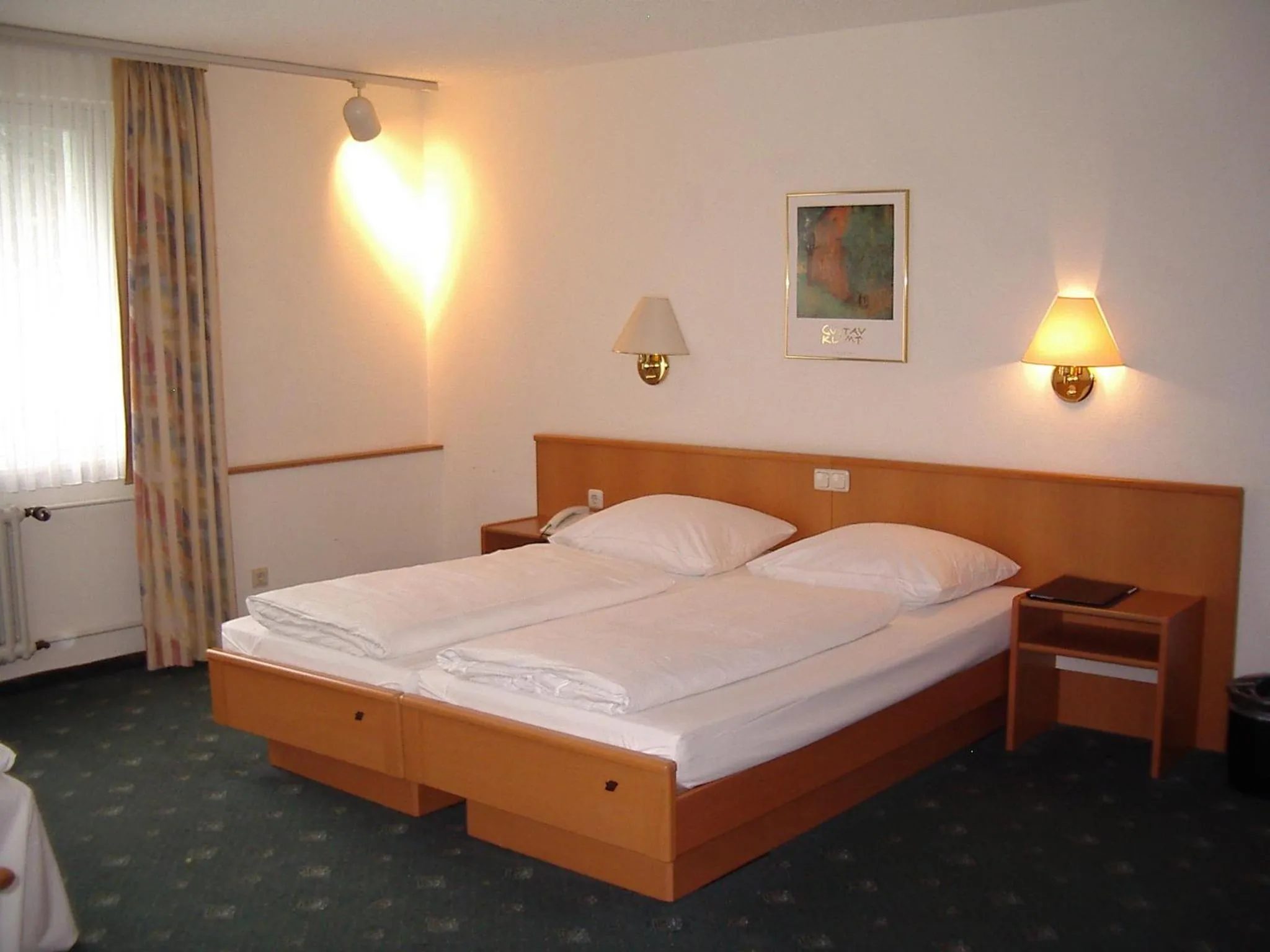 Bed in Hotel Bitburg
