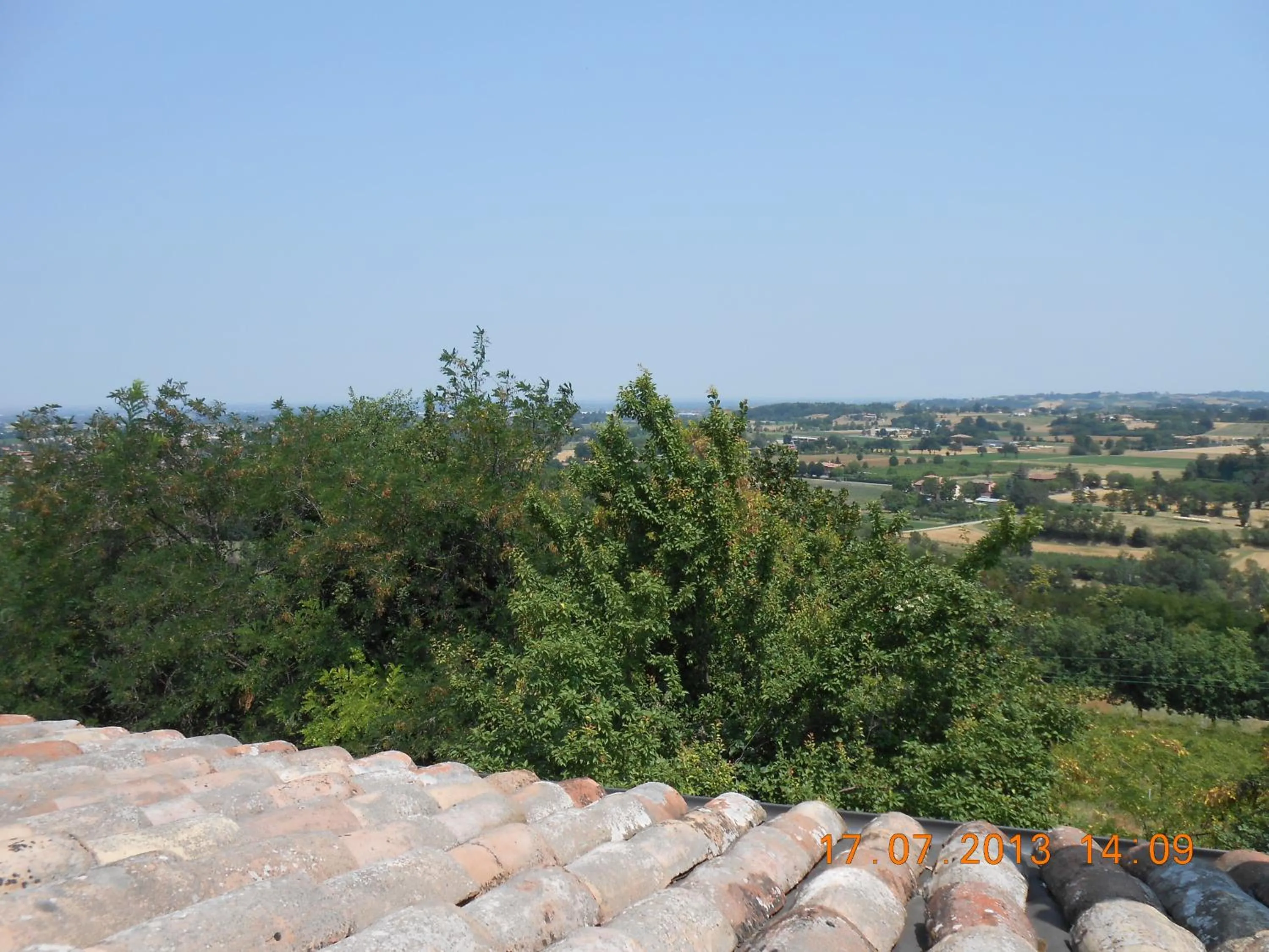 Natural landscape in B&B La Pilastrina