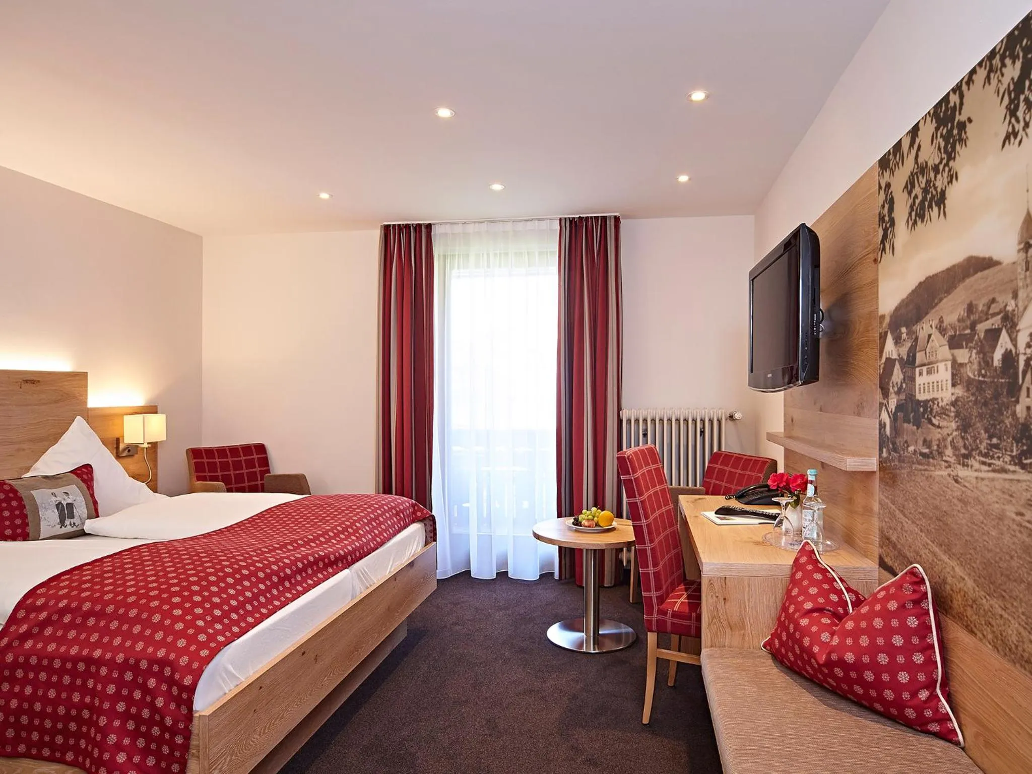 Photo of the whole room, Bed in Landhotel Mohren