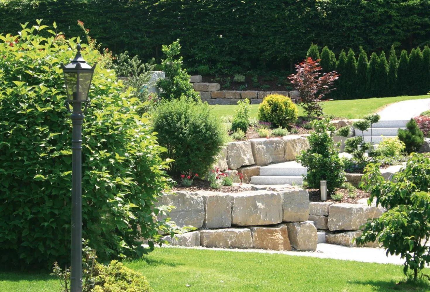 Garden view in Landhotel Mohren