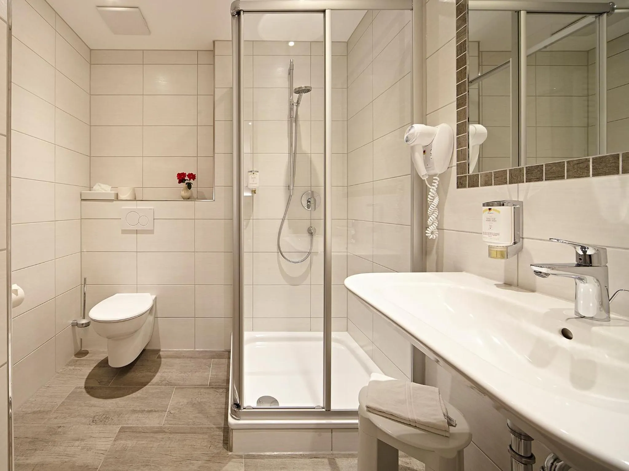 Shower in Landhotel Mohren