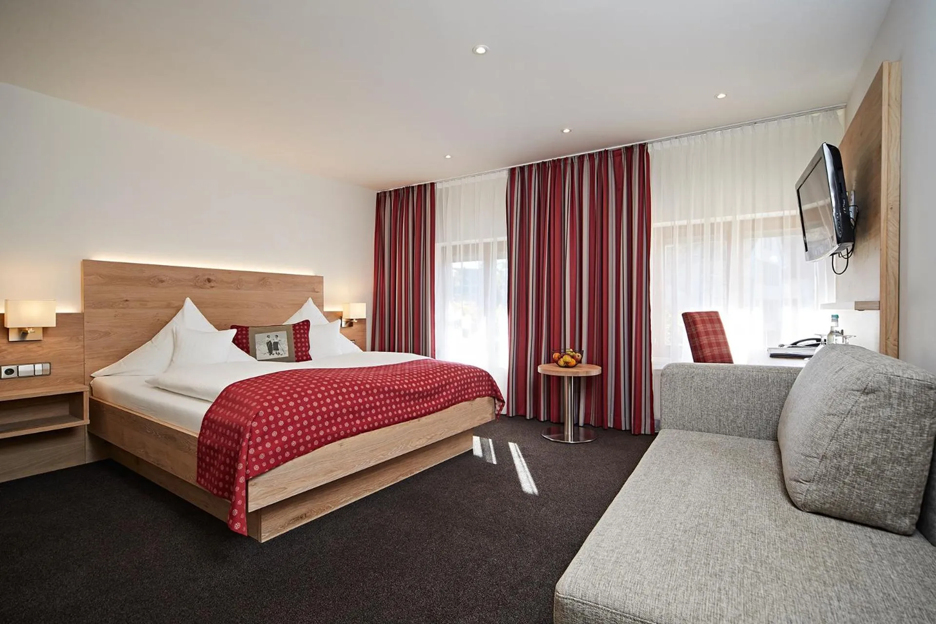 Bedroom, Bed in Landhotel Mohren