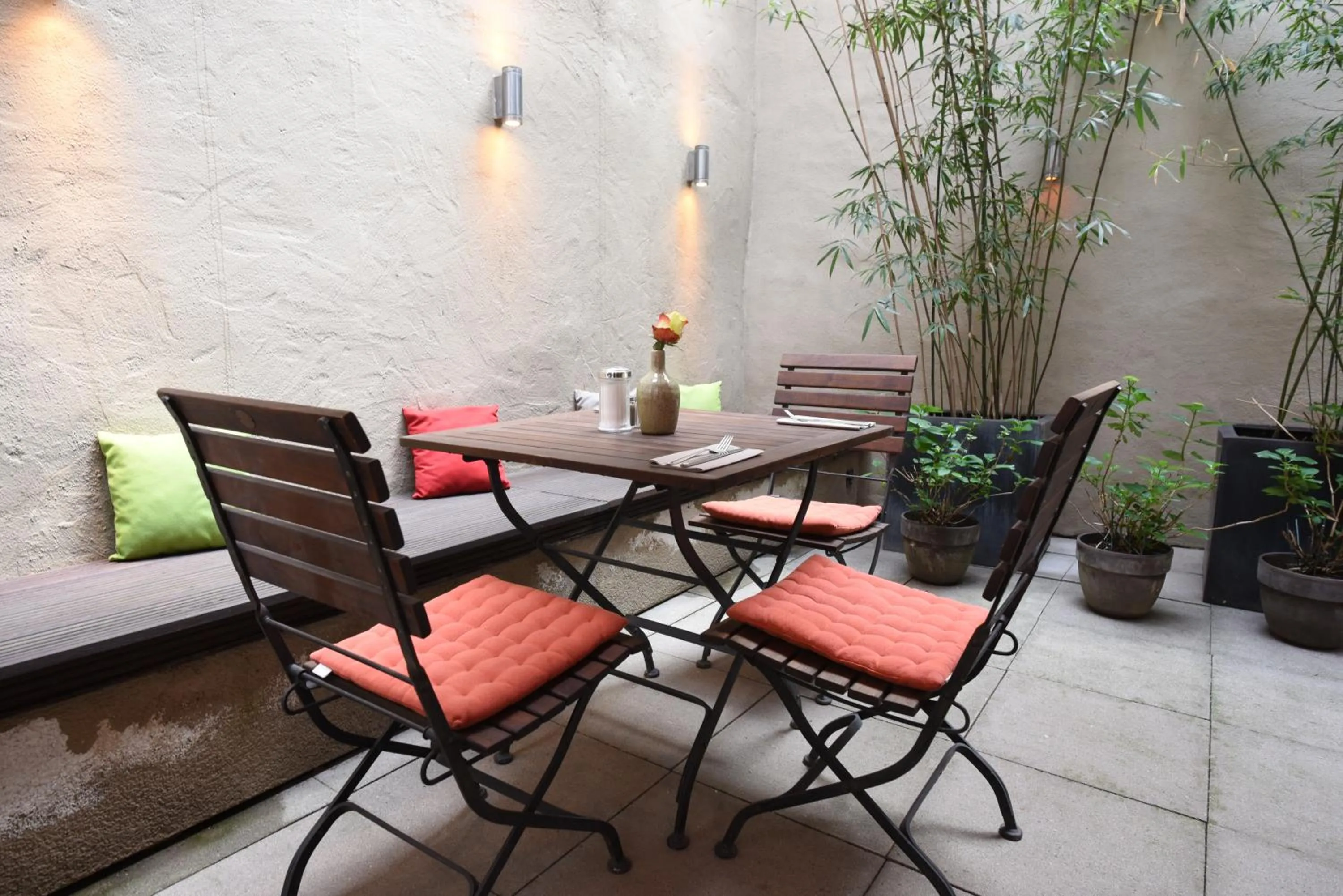 Patio in Hotel Casa Colonia