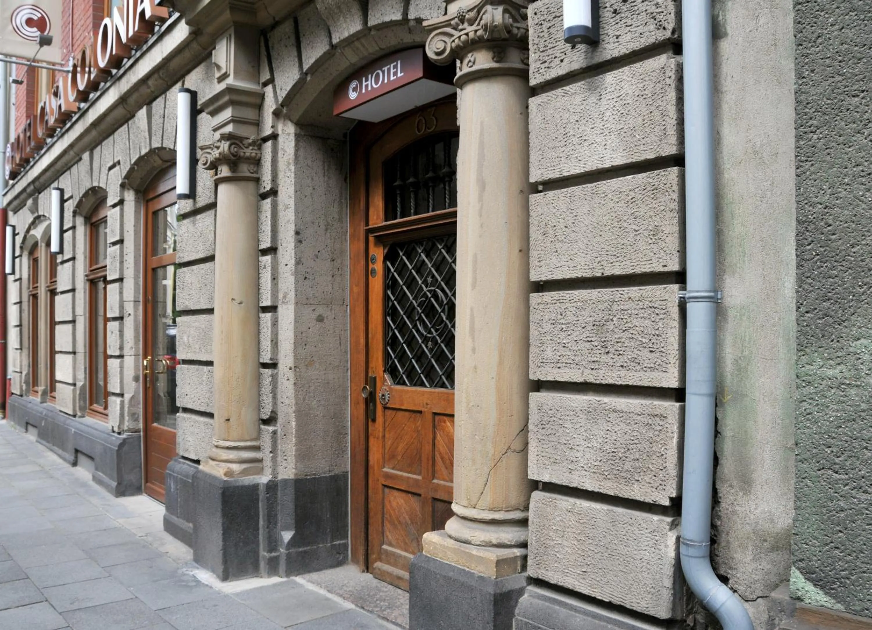 Facade/entrance in Hotel Casa Colonia