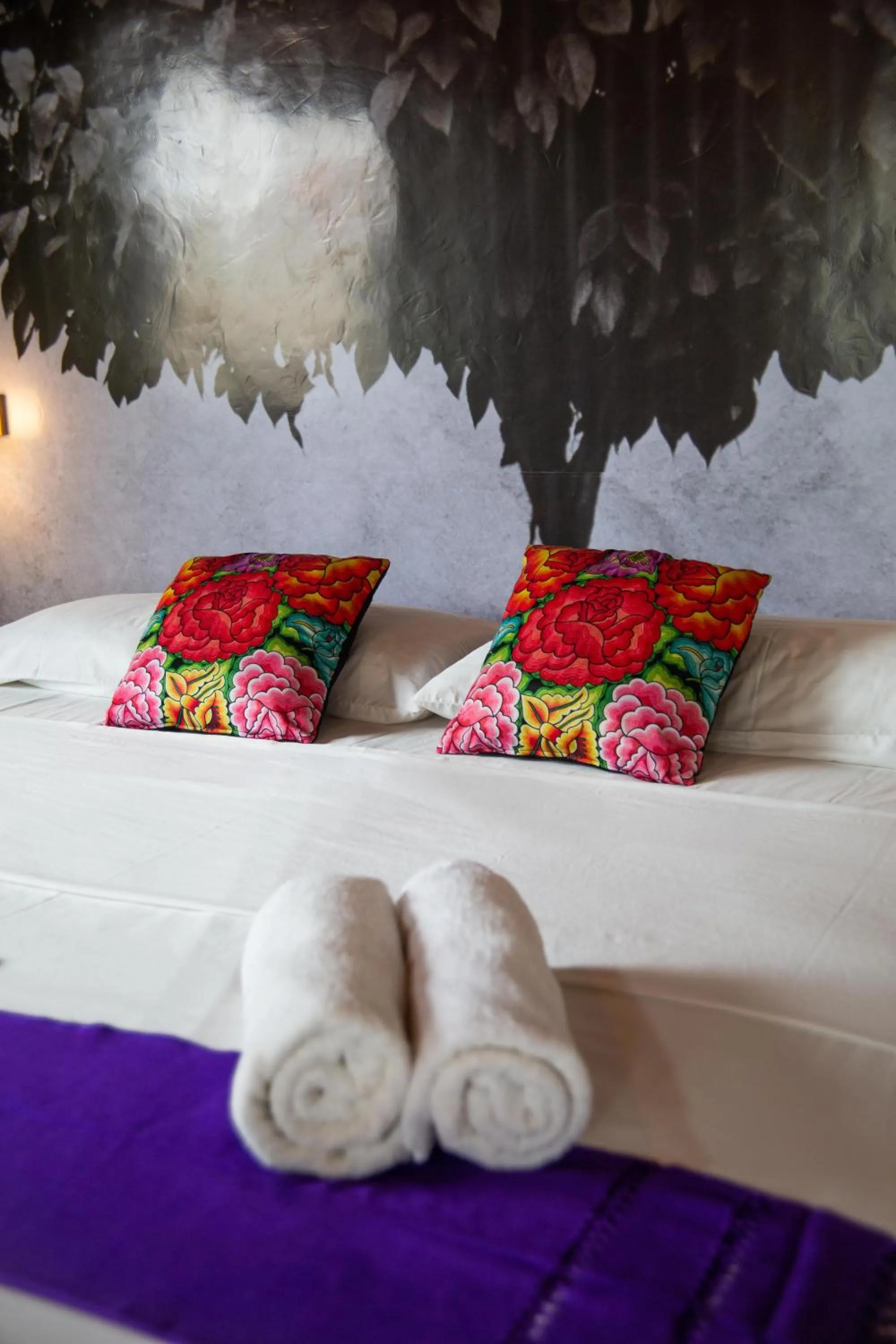 Bed in Hotel Pochote Mazunte