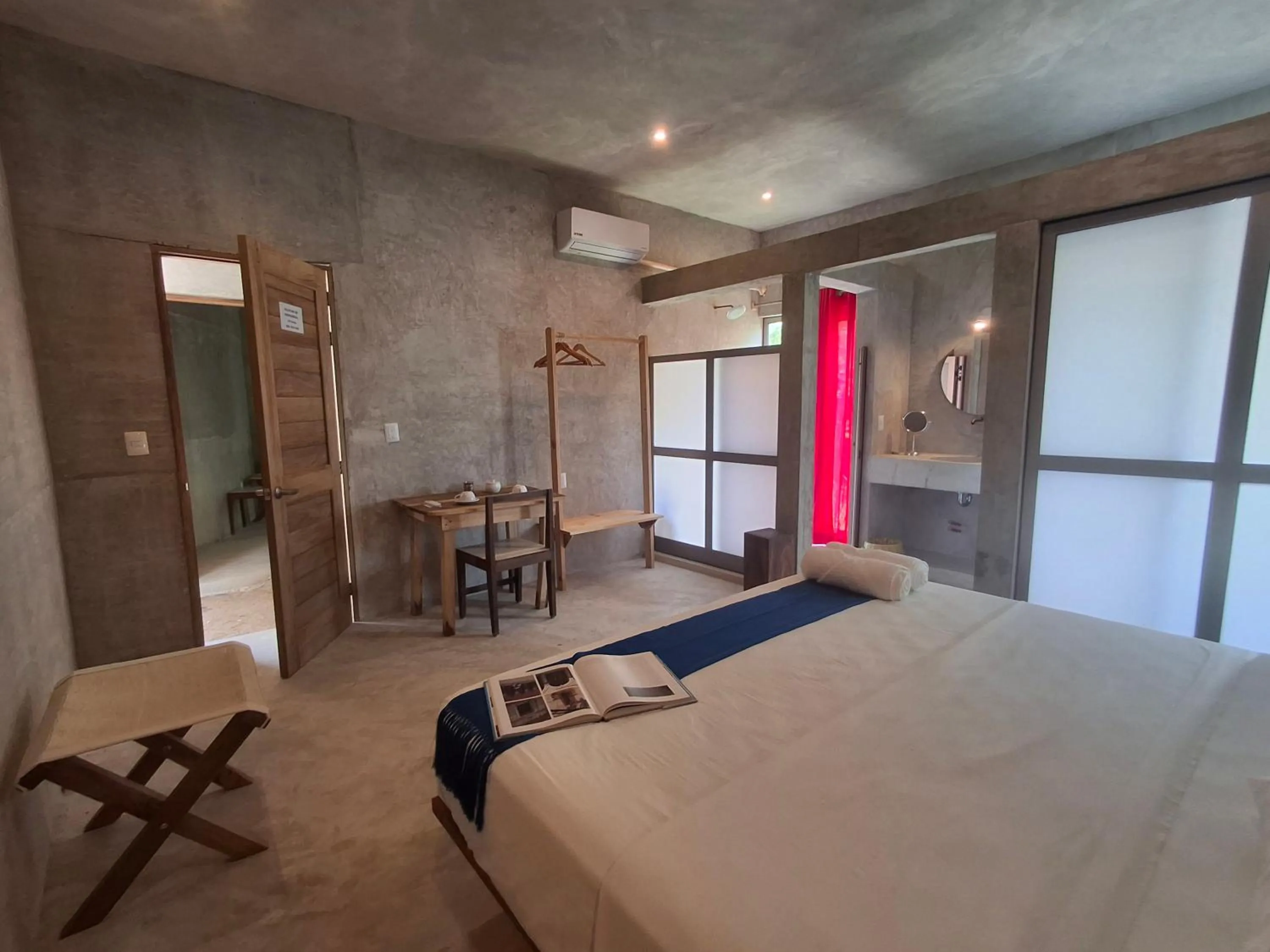 Bed in Hotel Pochote Mazunte