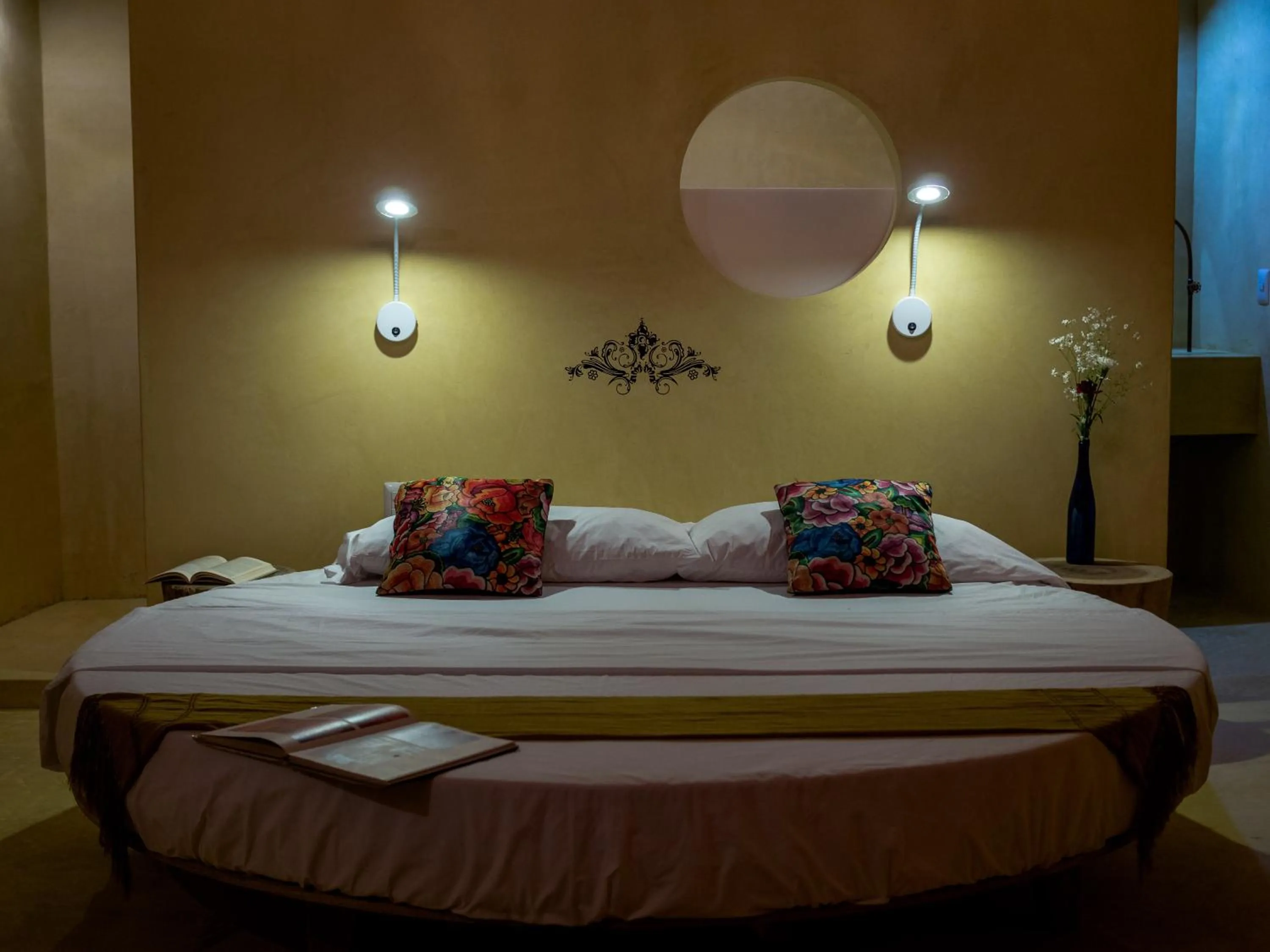 Bed in Hotel Pochote Mazunte