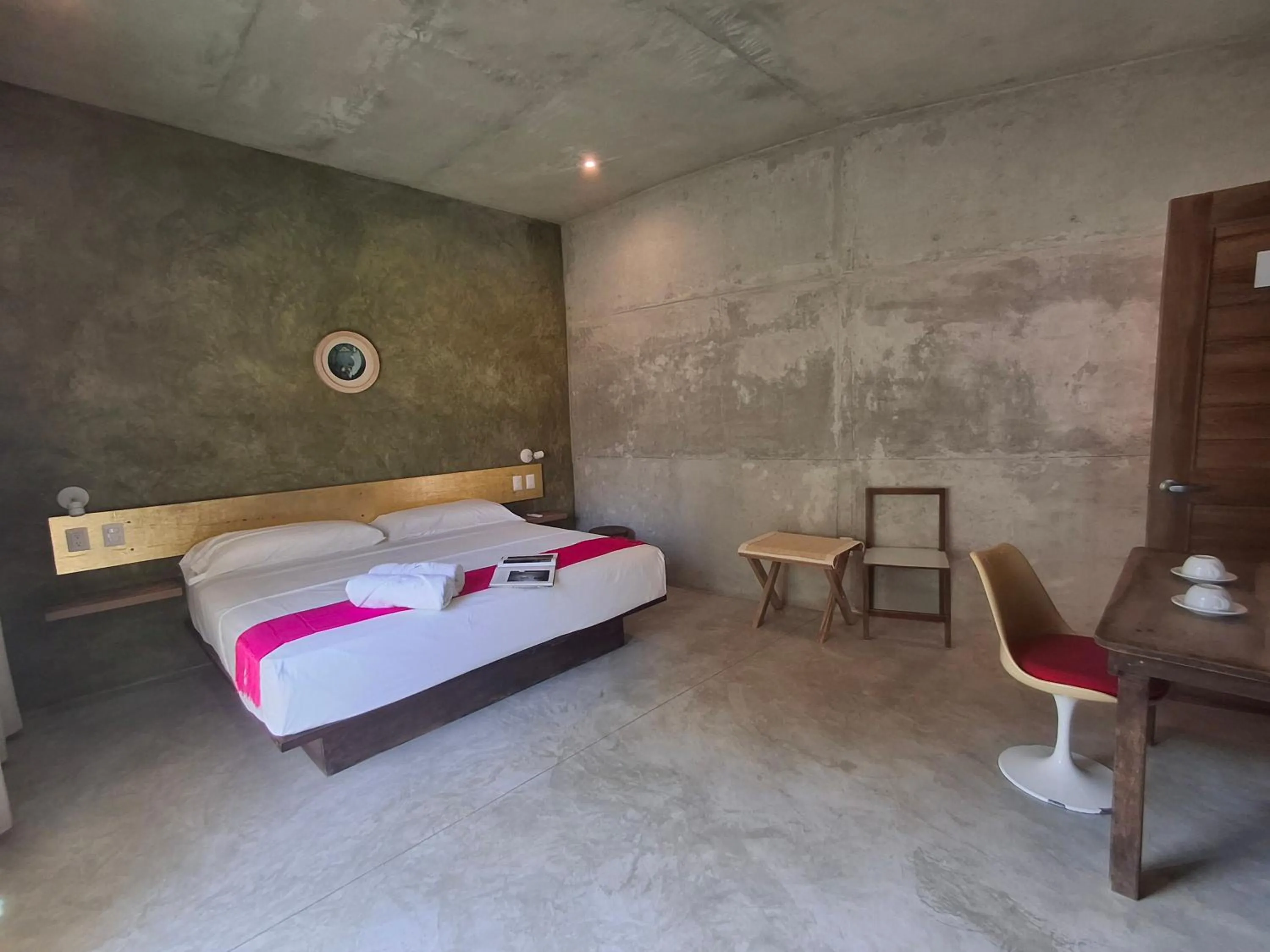 Bed in Hotel Pochote Mazunte