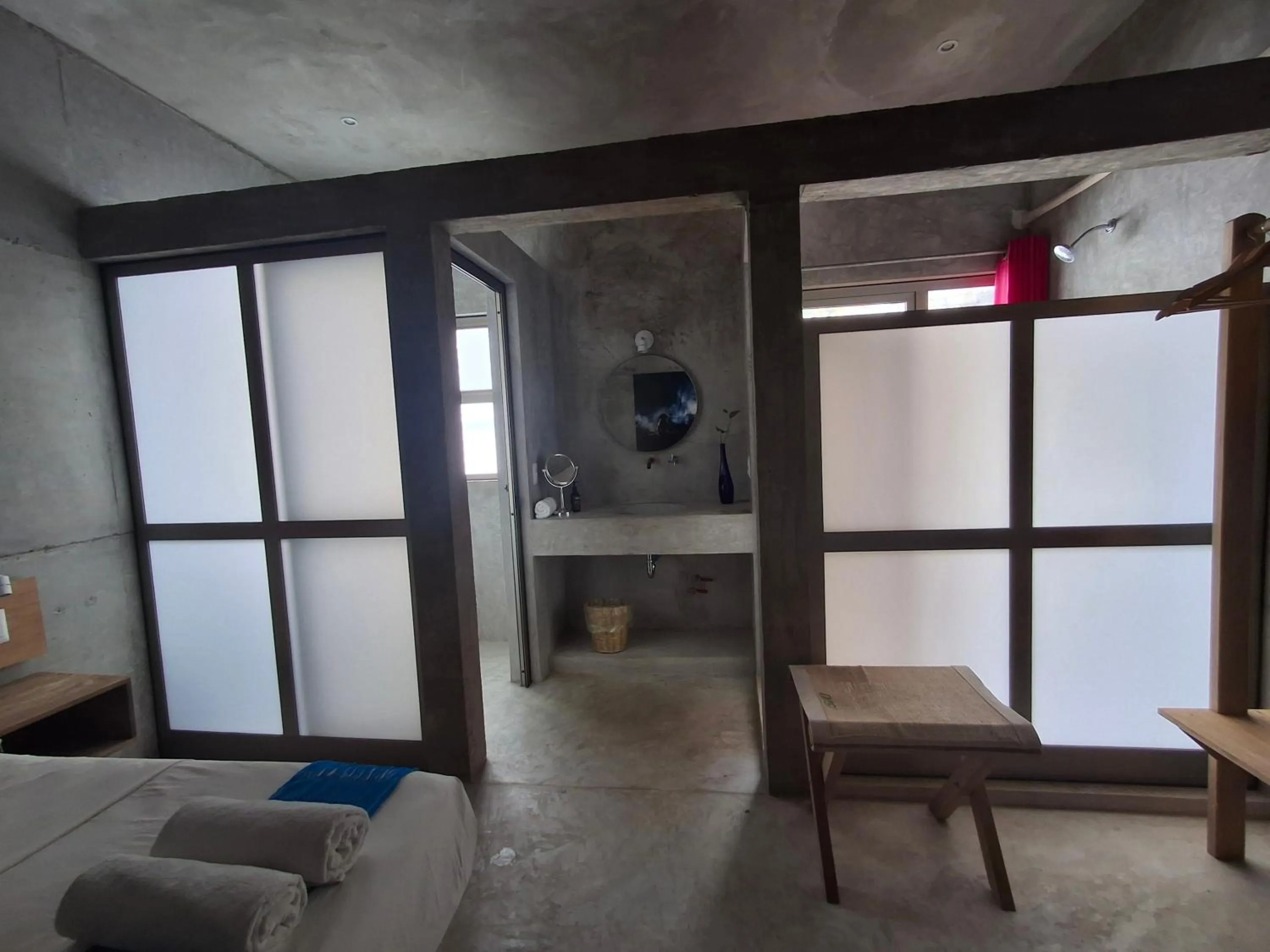 Bed in Hotel Pochote Mazunte