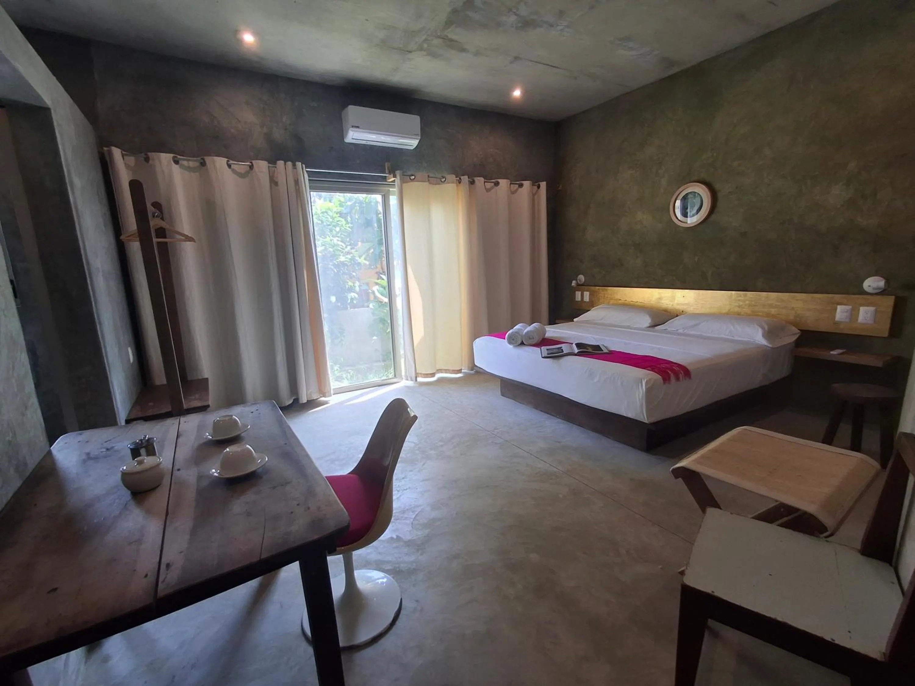 Bed in Hotel Pochote Mazunte