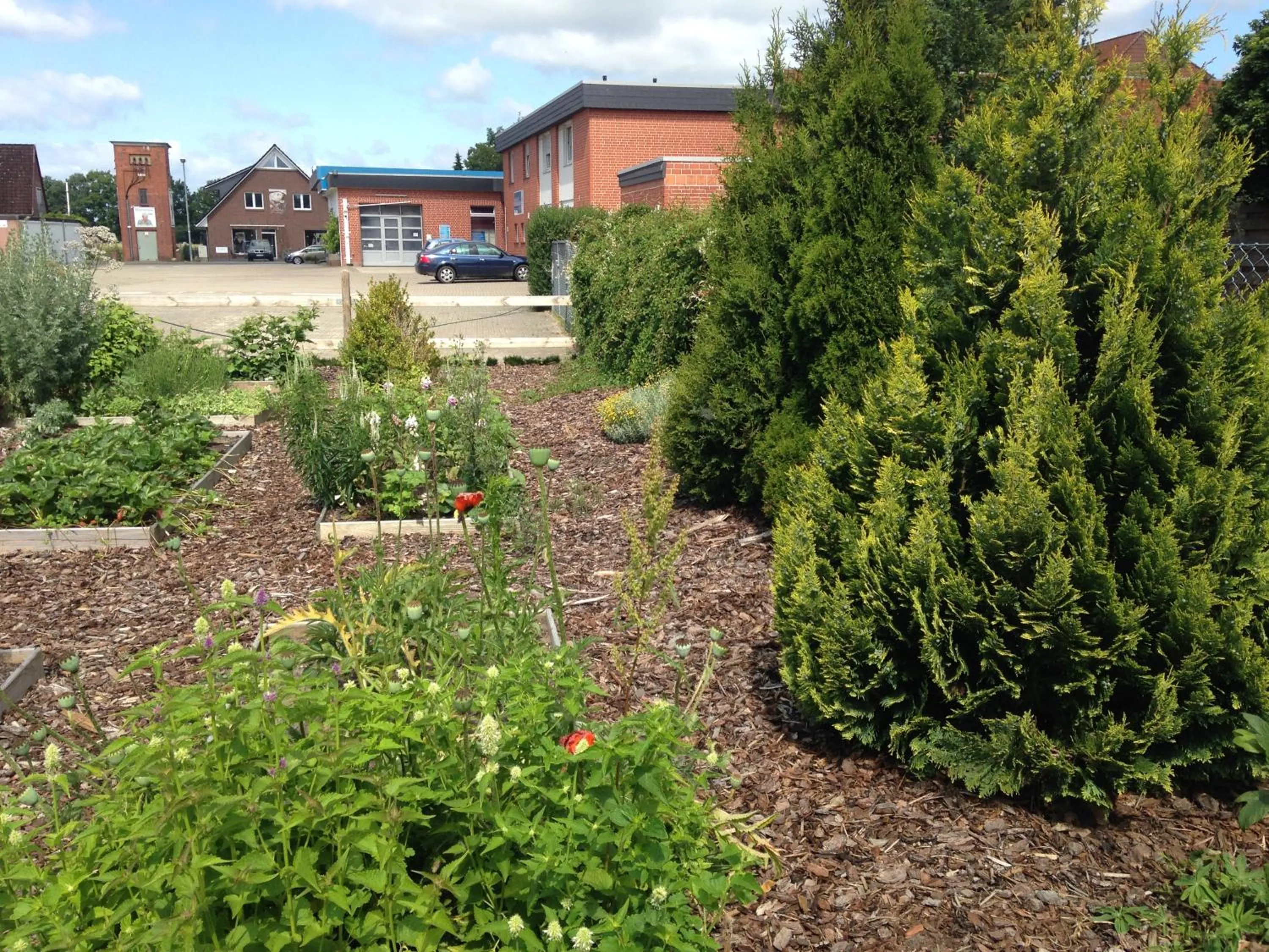 Garden in Landhotel Franck Garni