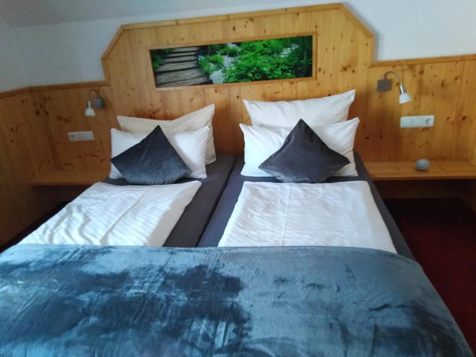 Bed in Hotel Wilder Mann