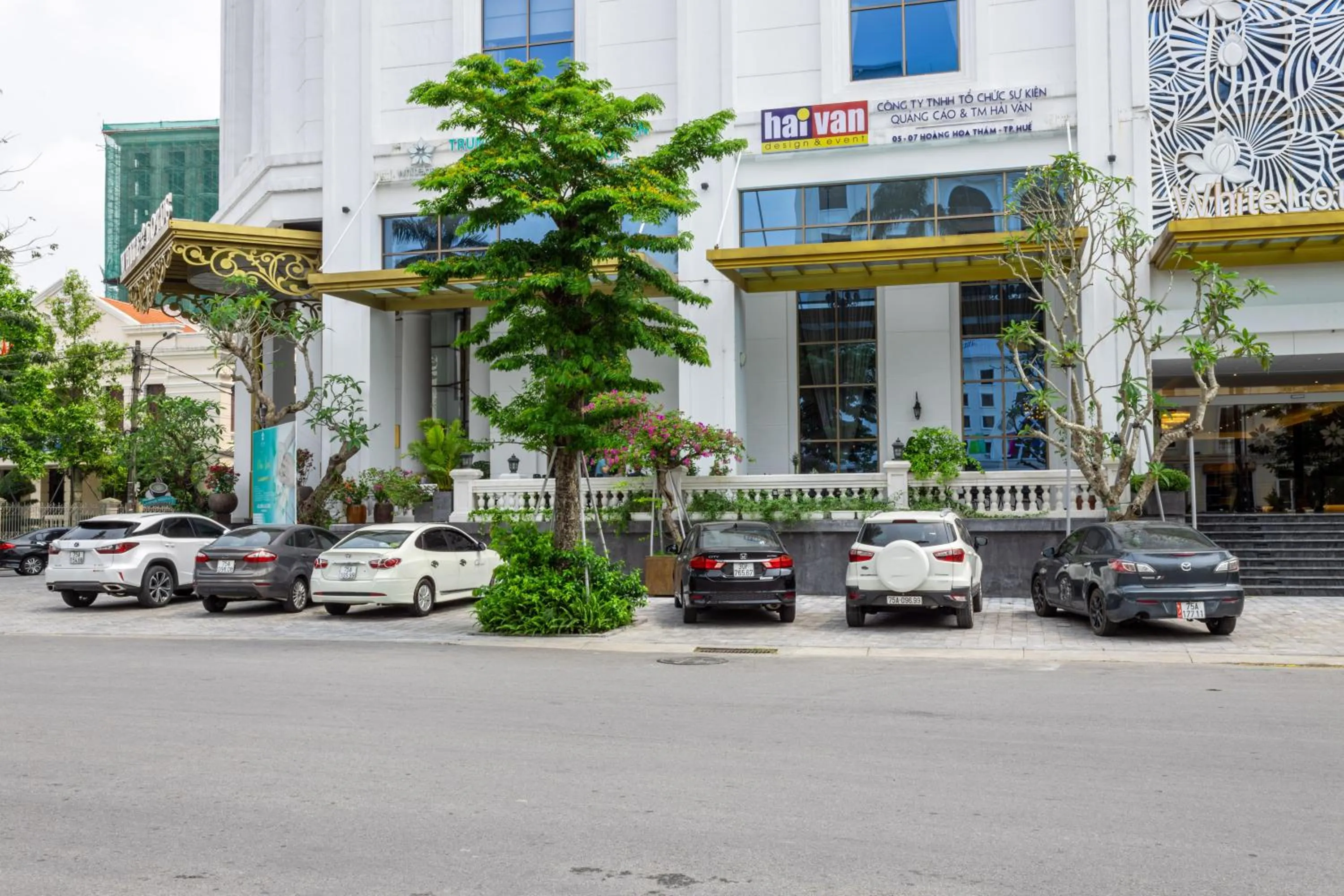Property building in White Lotus Hue Hotel