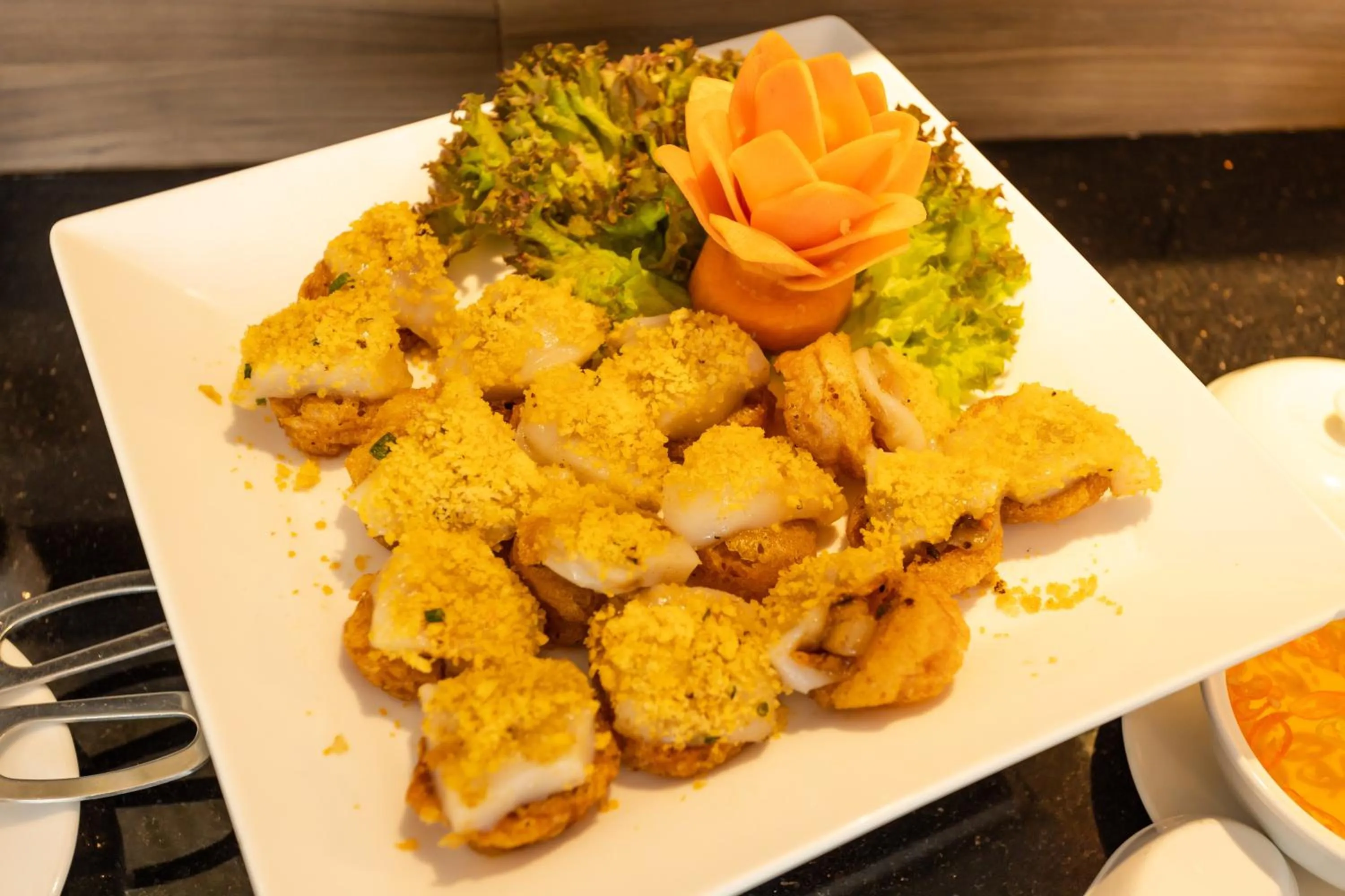 Buffet breakfast in White Lotus Hue Hotel