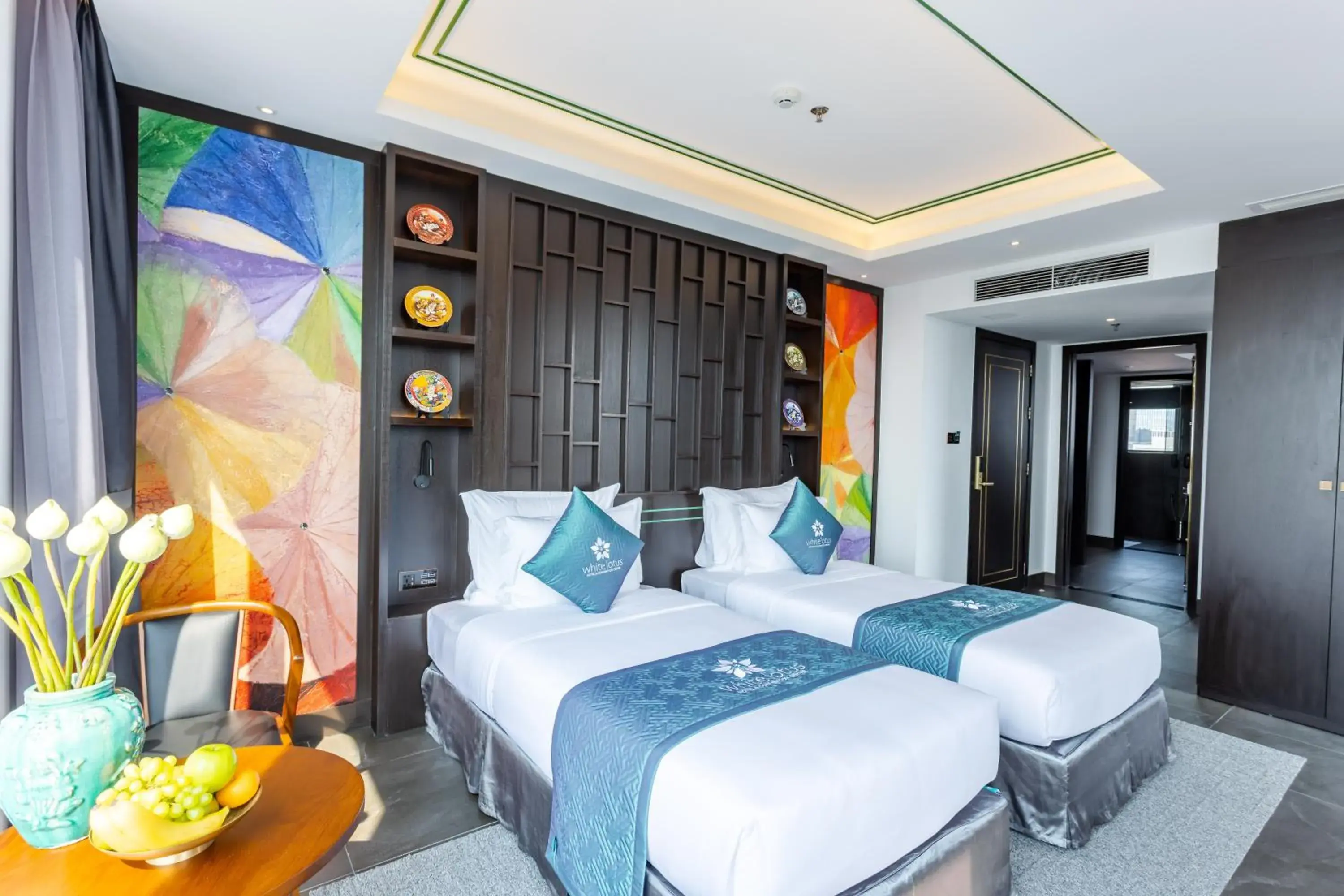 Two Connecting Double Rooms in White Lotus Hue Hotel Two Connecting Double Rooms in White Lotus Hue Hotel