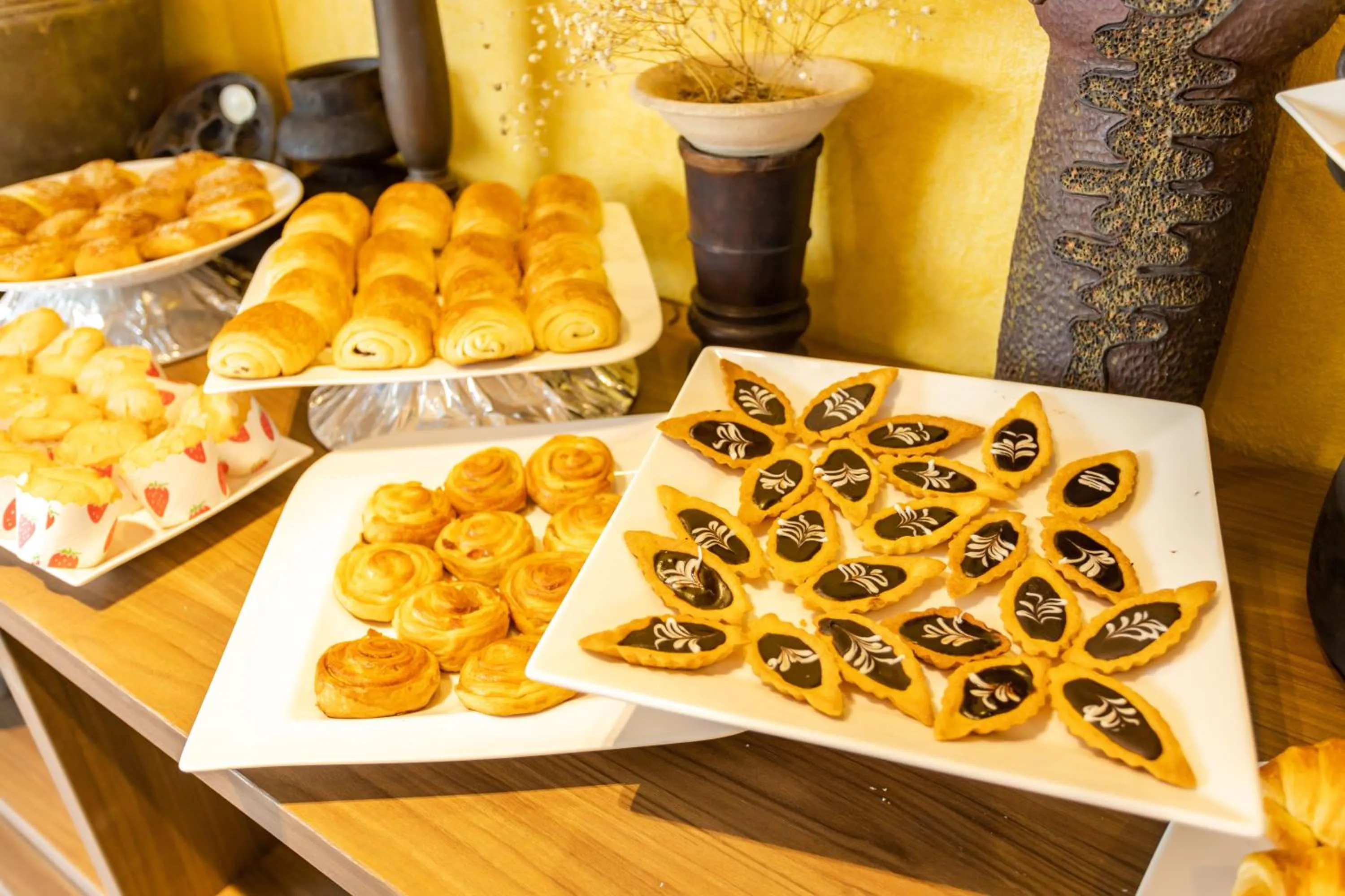 Buffet breakfast in White Lotus Hue Hotel