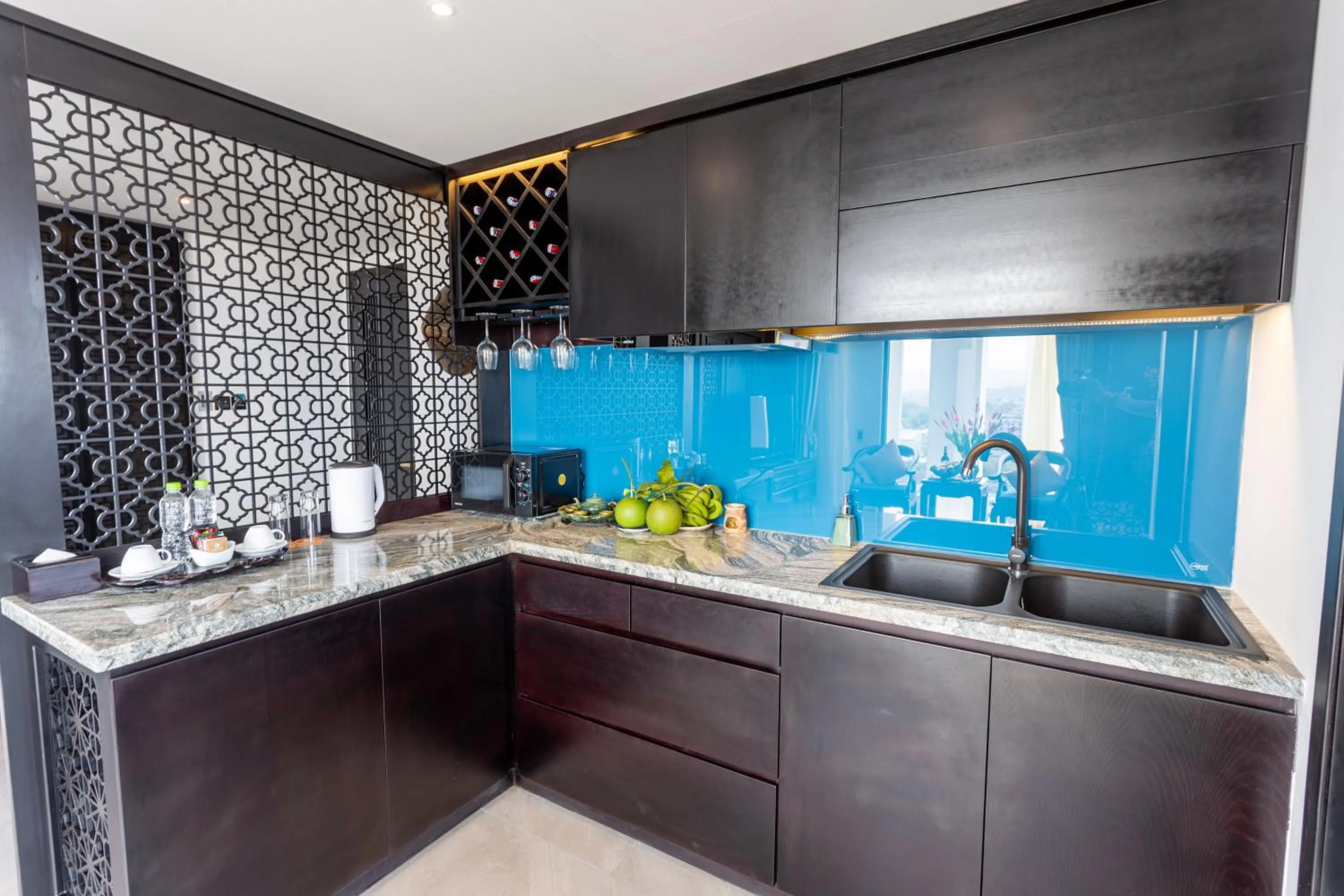 Kitchen or kitchenette in White Lotus Hue Hotel