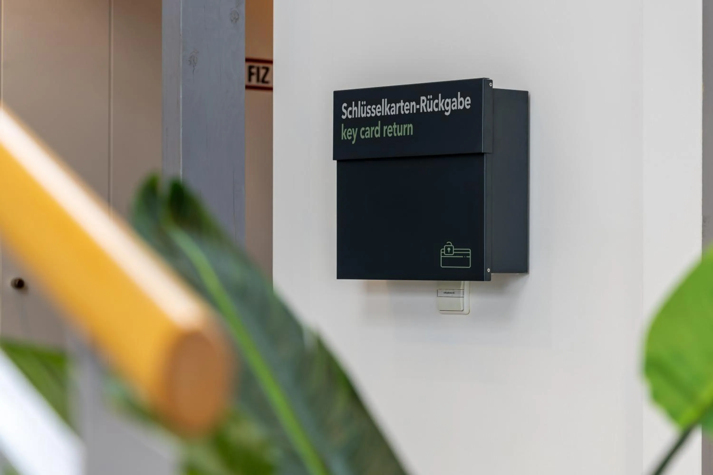 Lobby or reception in Coffee Fellows Hotel Leipheim Süd