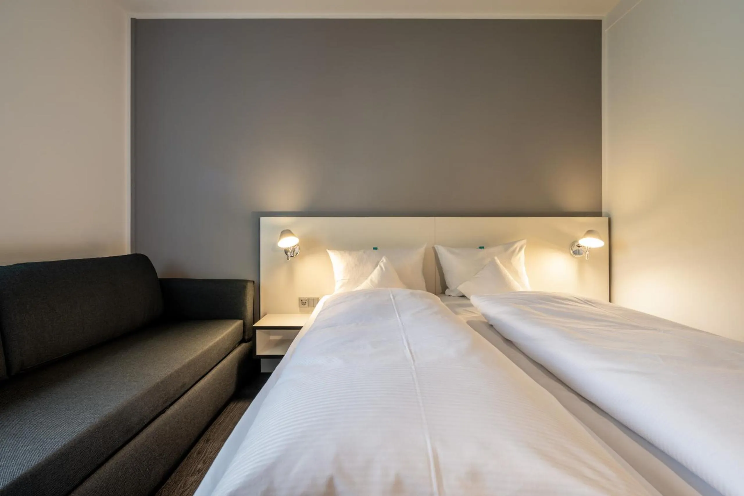 Photo of the whole room, Bed in Dresdner Tor Süd