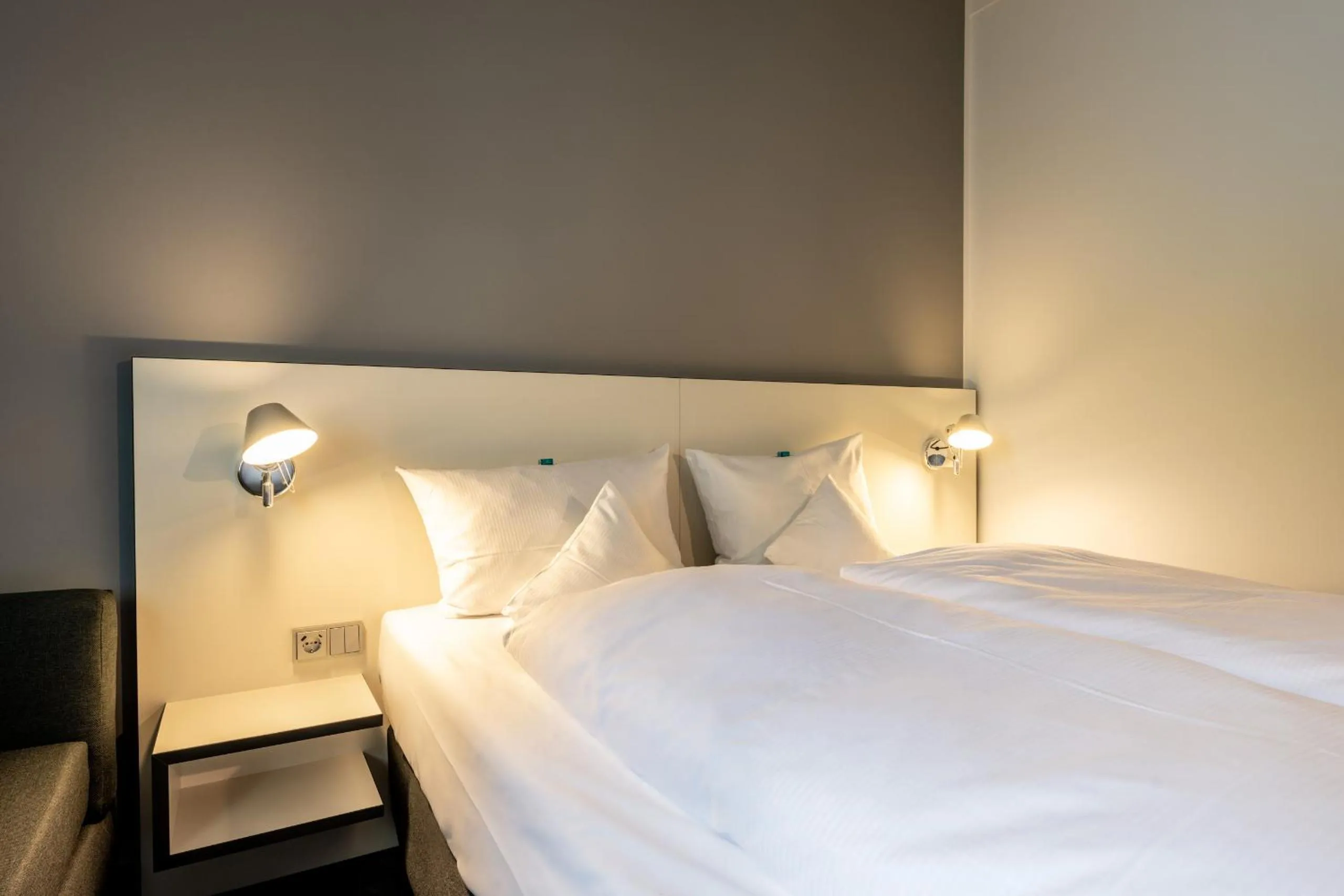 Photo of the whole room, Bed in Dresdner Tor Süd