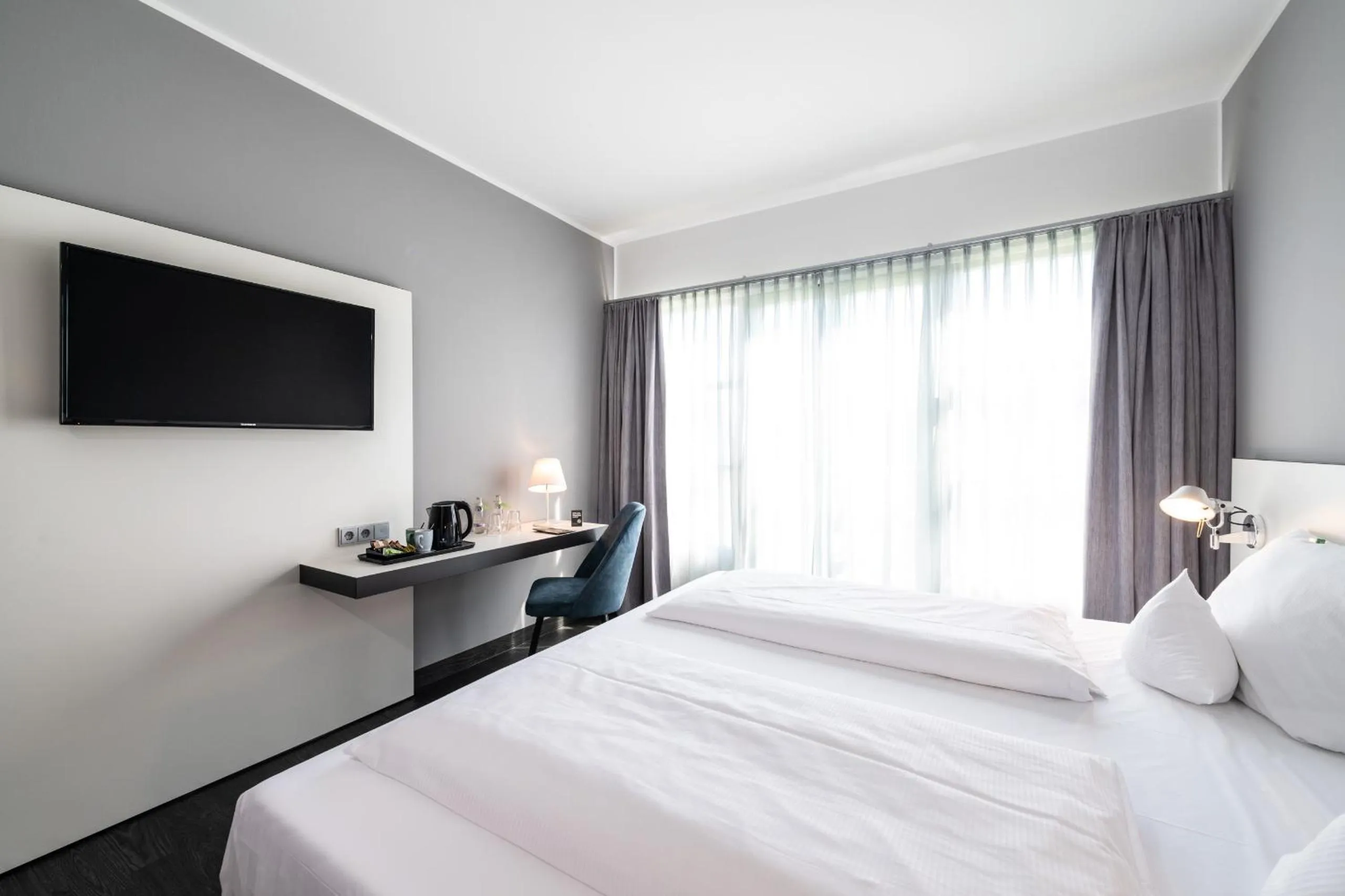 Photo of the whole room, Bed in Dresdner Tor Süd