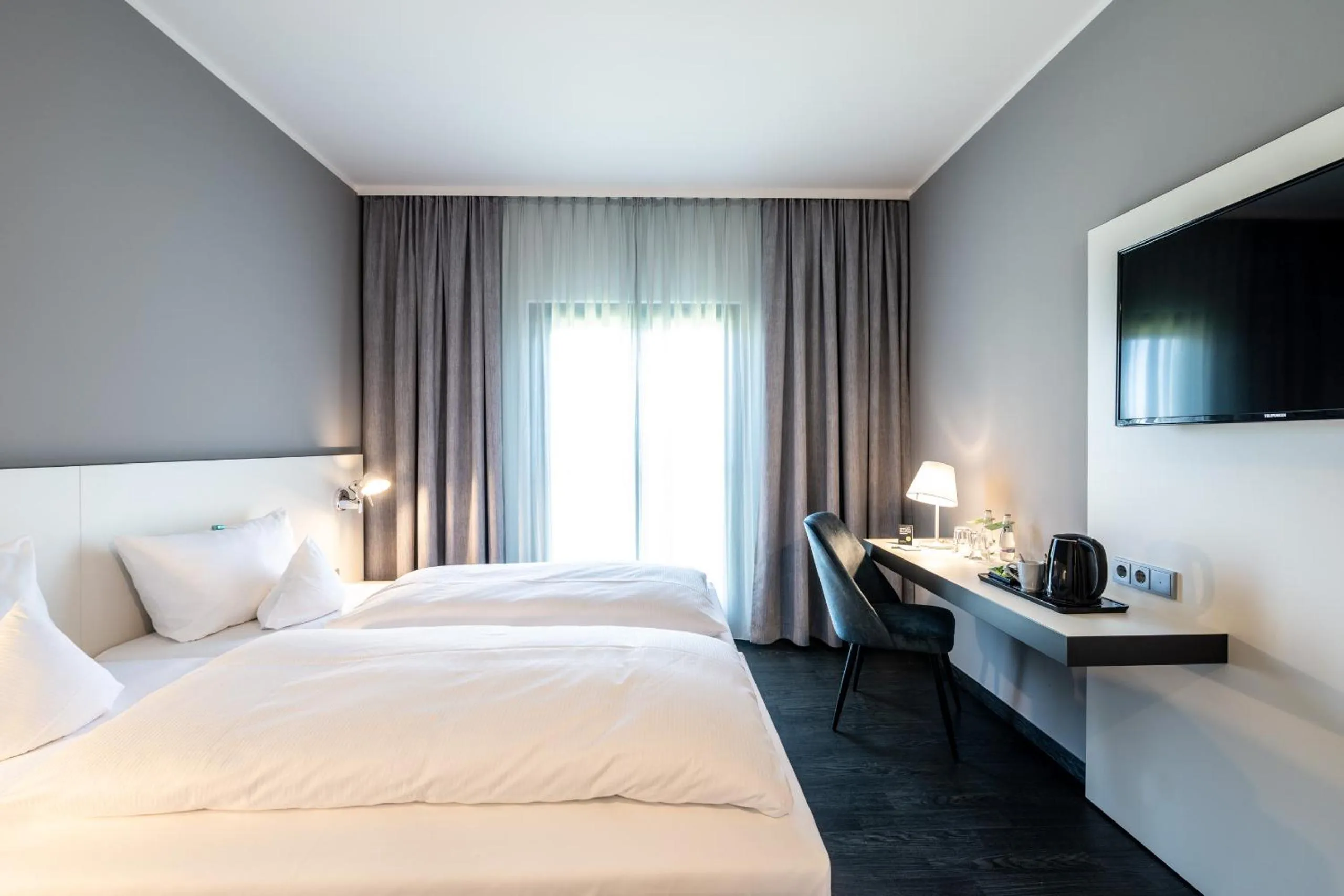 Photo of the whole room, Bed in Dresdner Tor Süd