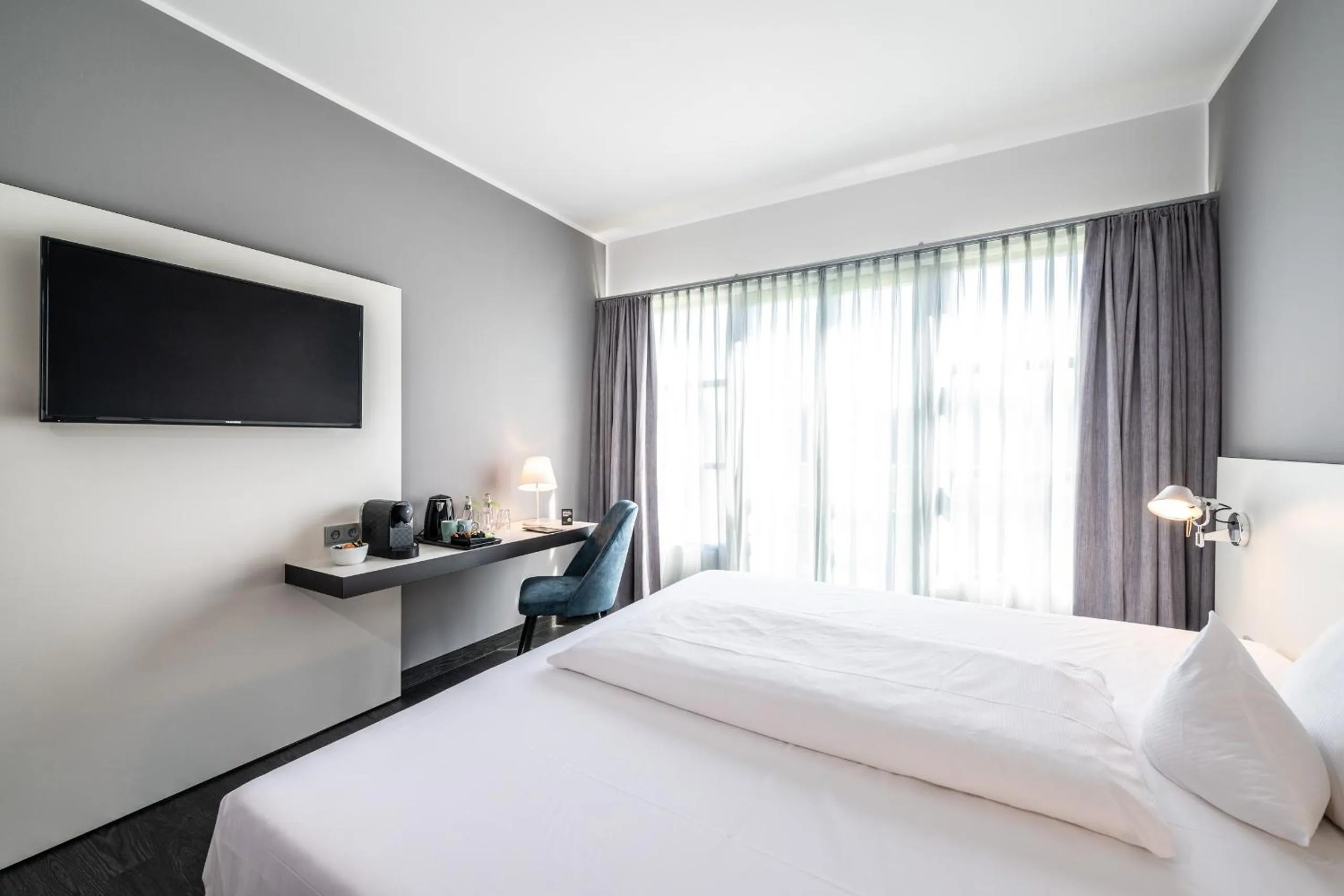 Photo of the whole room, Bed in Dresdner Tor Süd