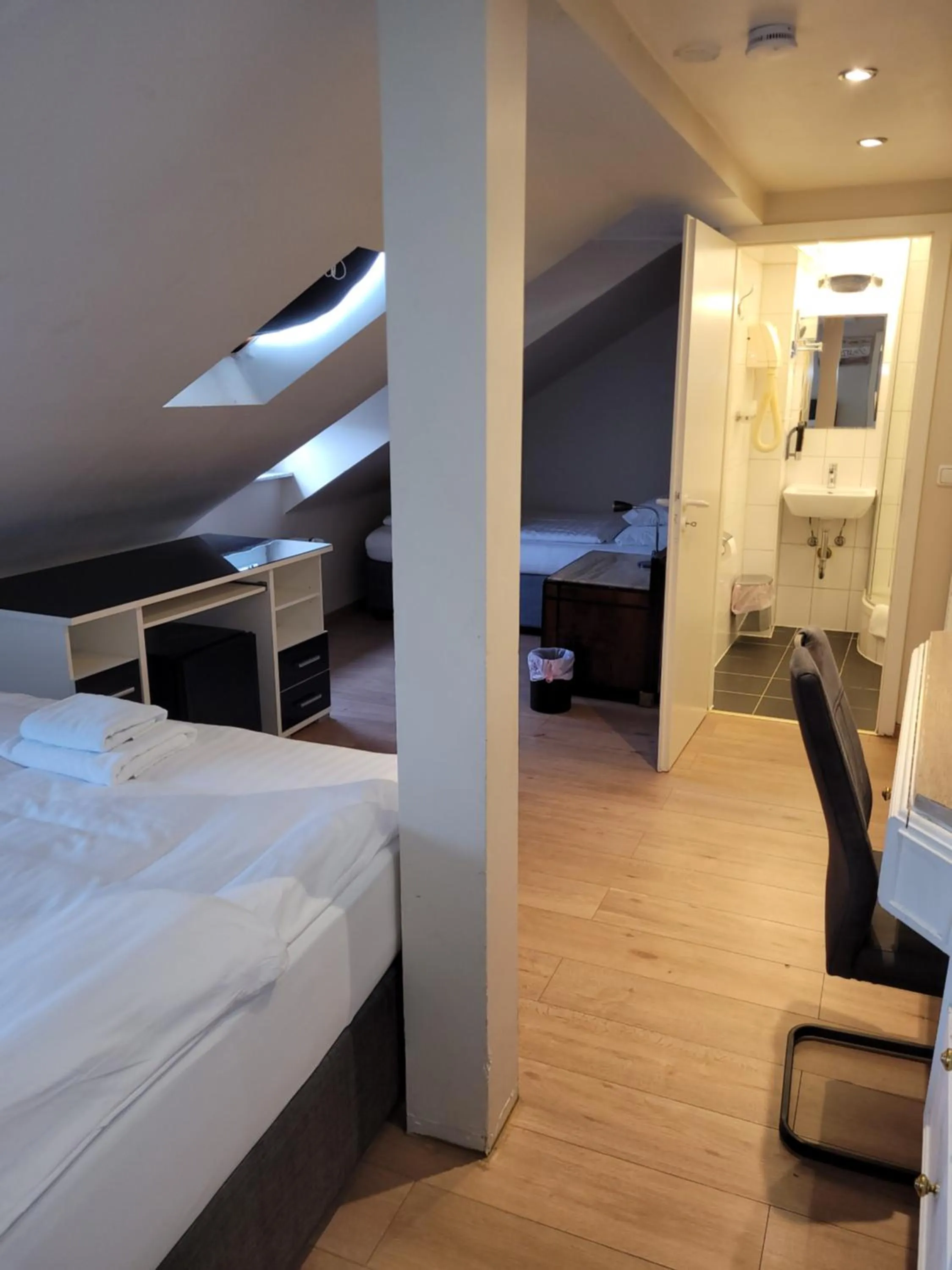 Bed in Hotel Franken an der Messe