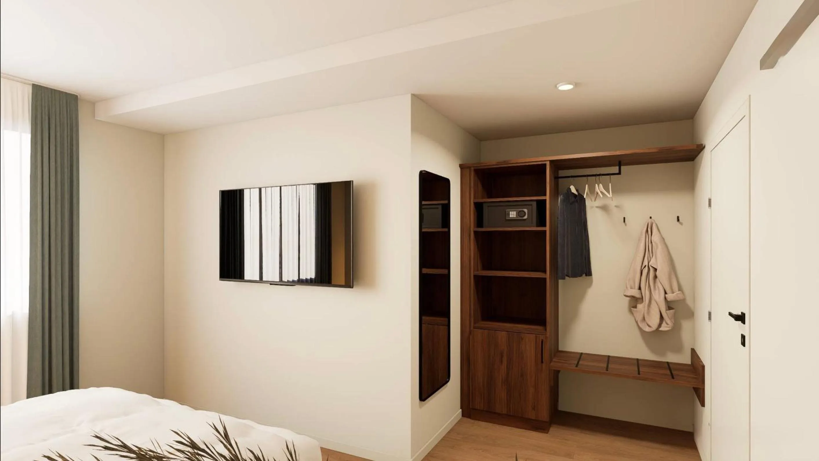 Bed in City-Hotel Aschaffenburg