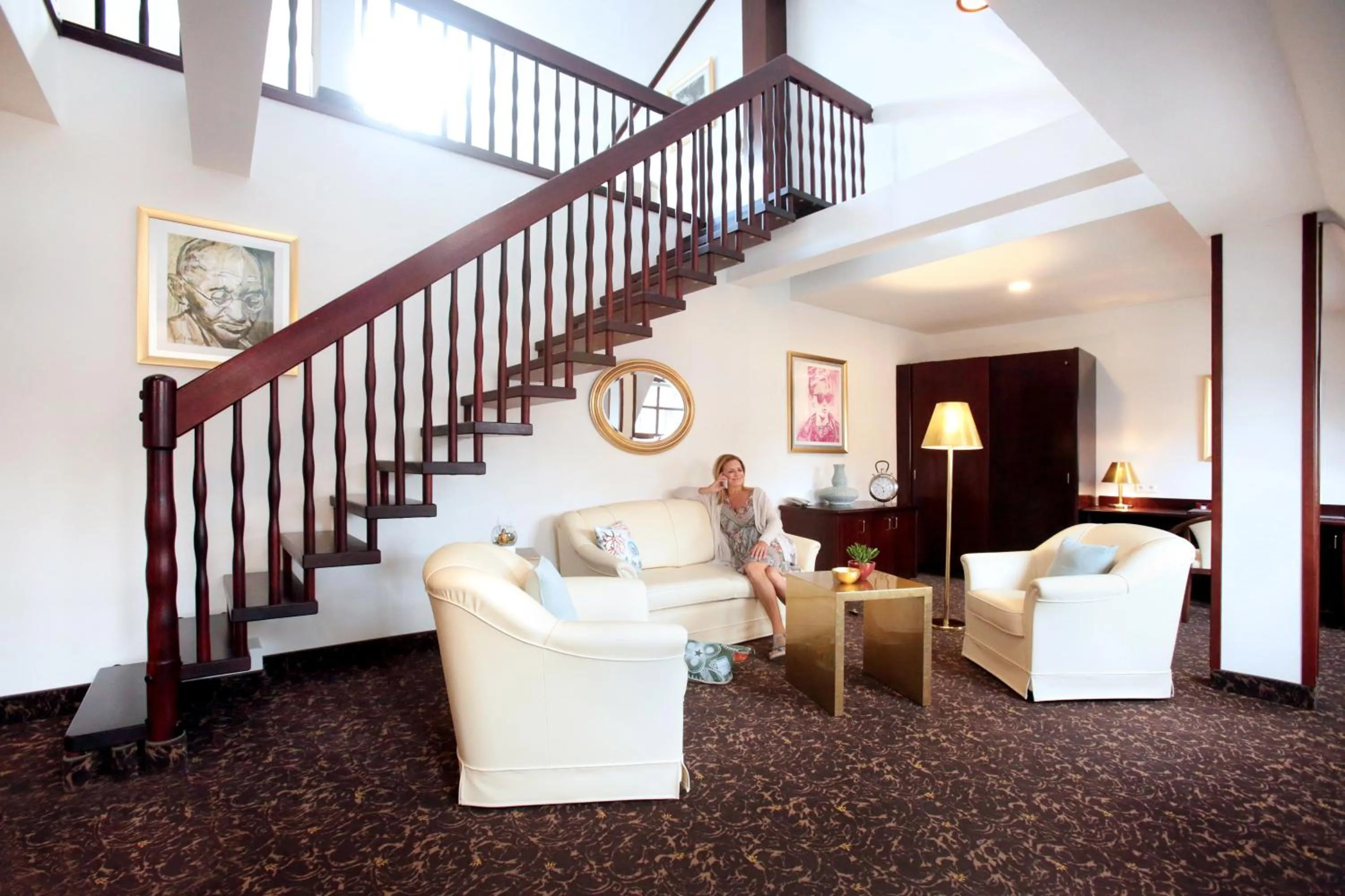 Living room in City-Hotel Aschaffenburg