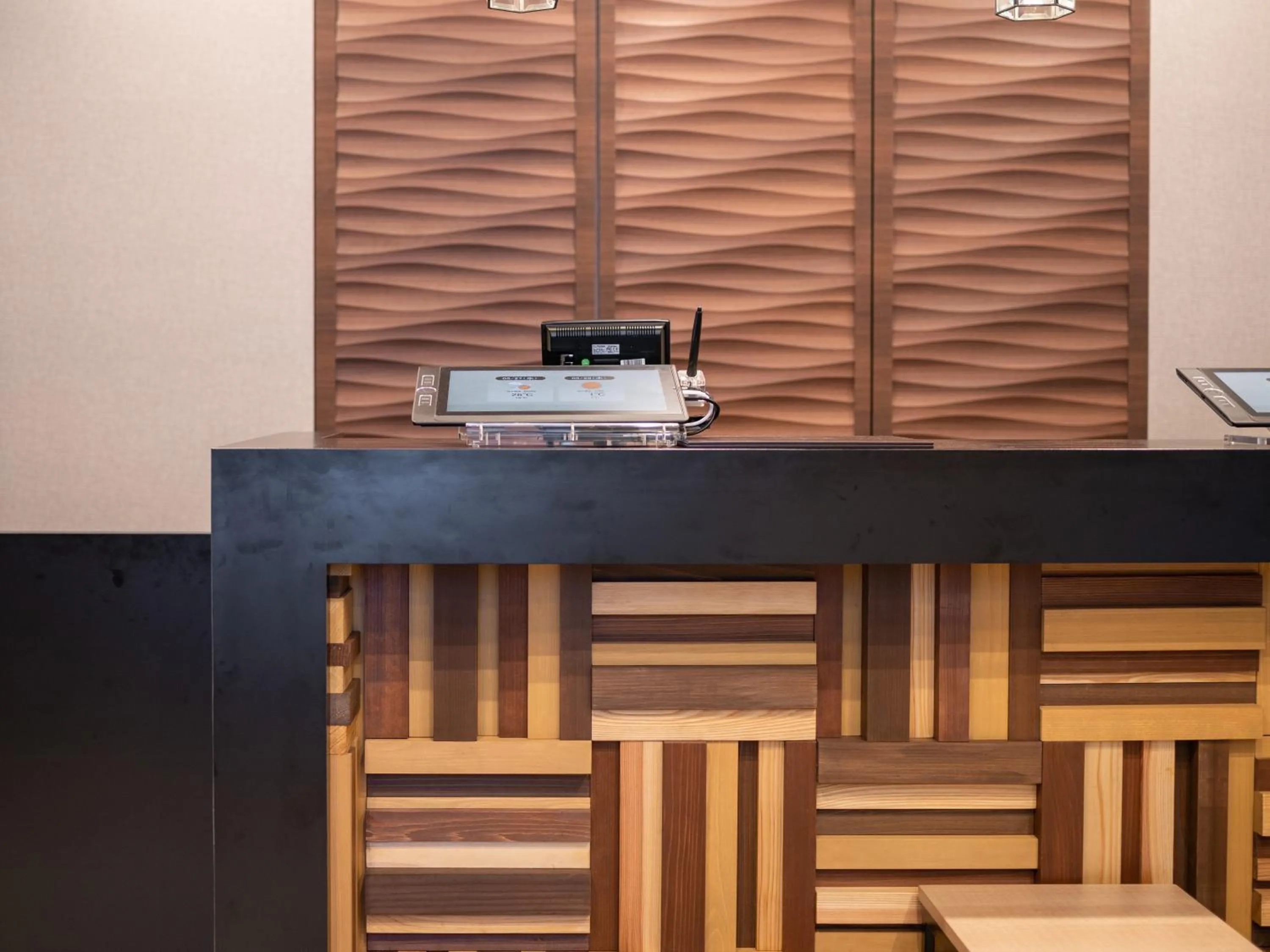 Lobby or reception in Super Hotel Higashi-Maizuru