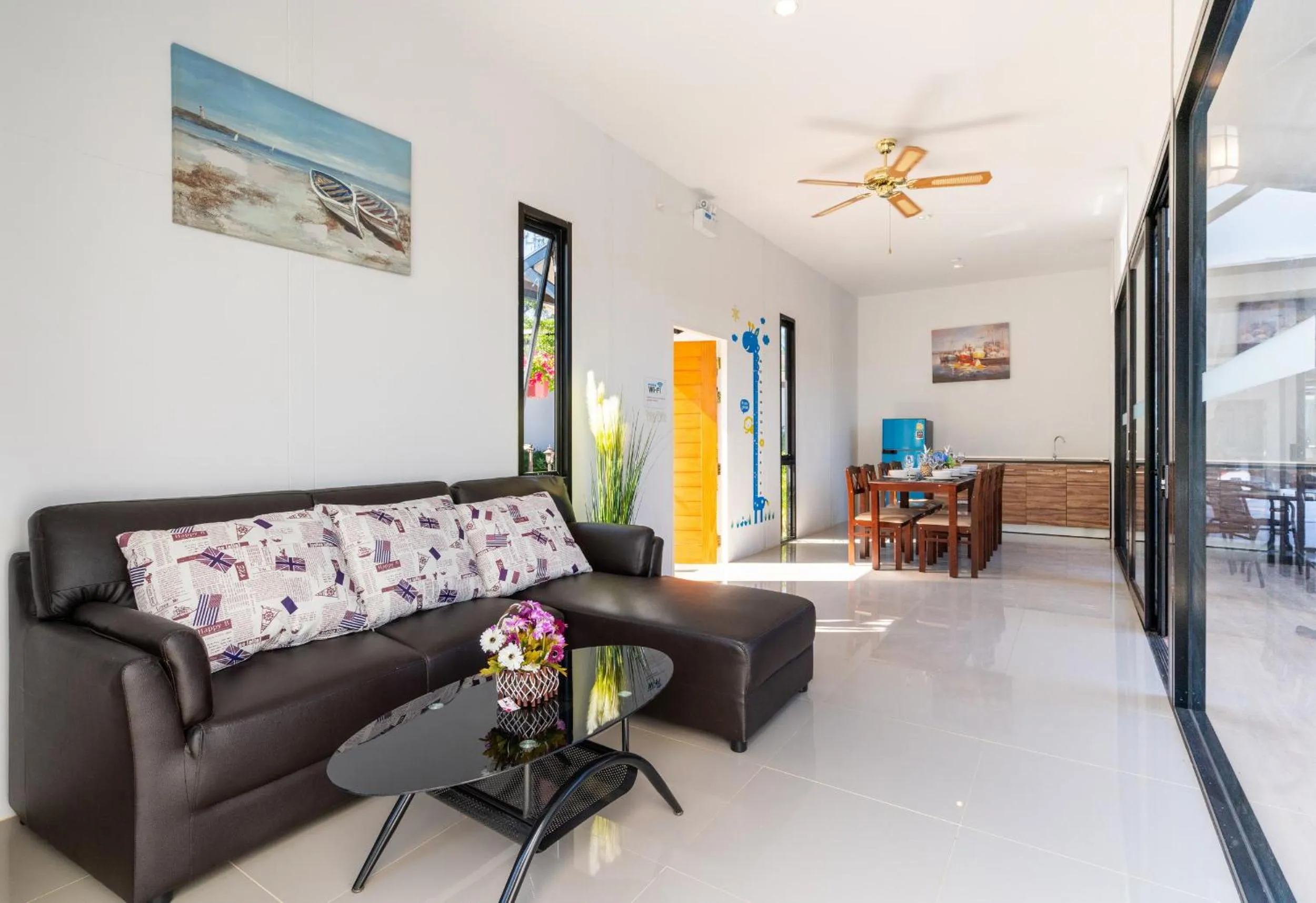 Living room in Thames Tara Private Pool Villa Rawai Phuket