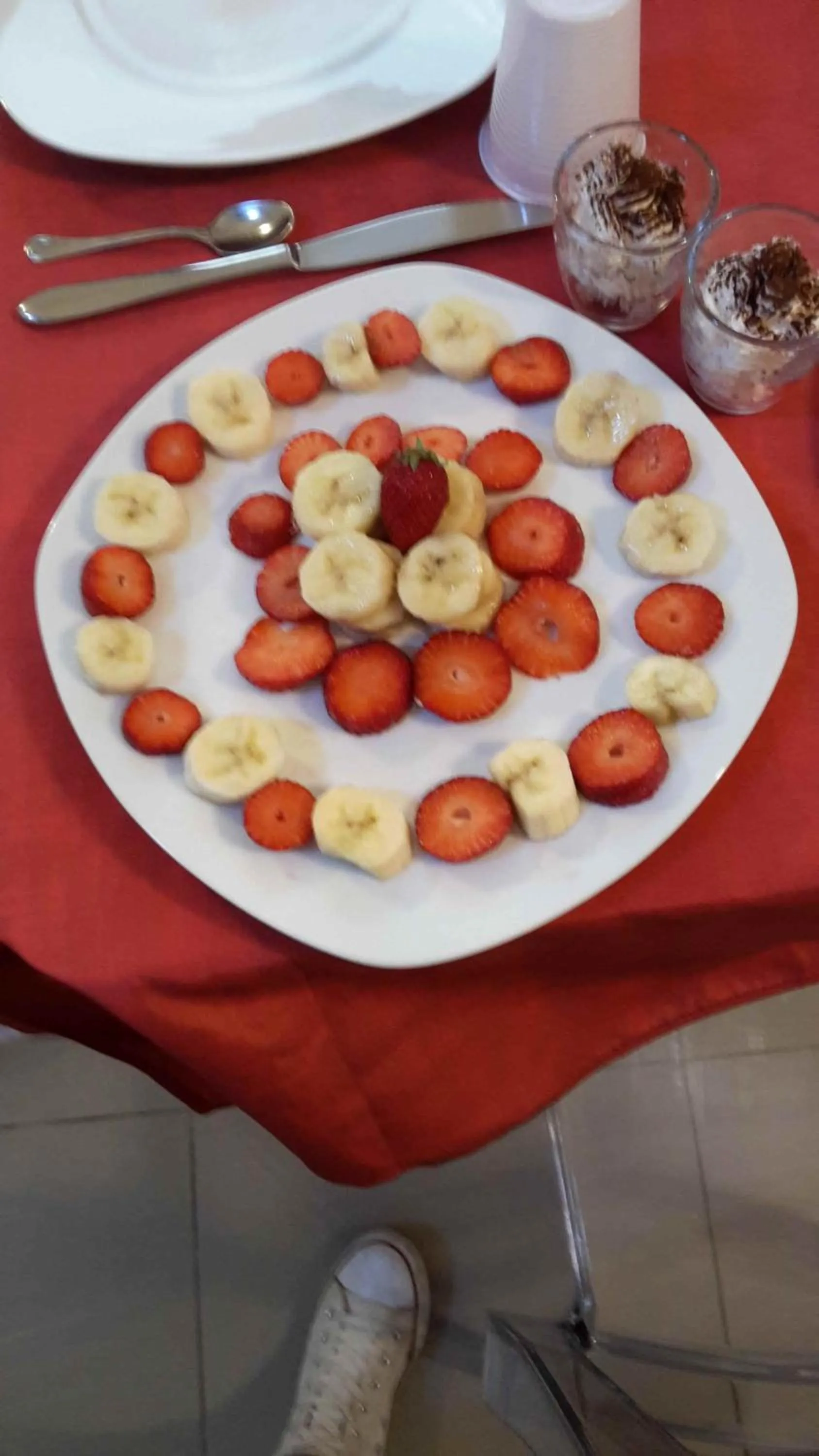 Continental breakfast in Sogni D'Oro