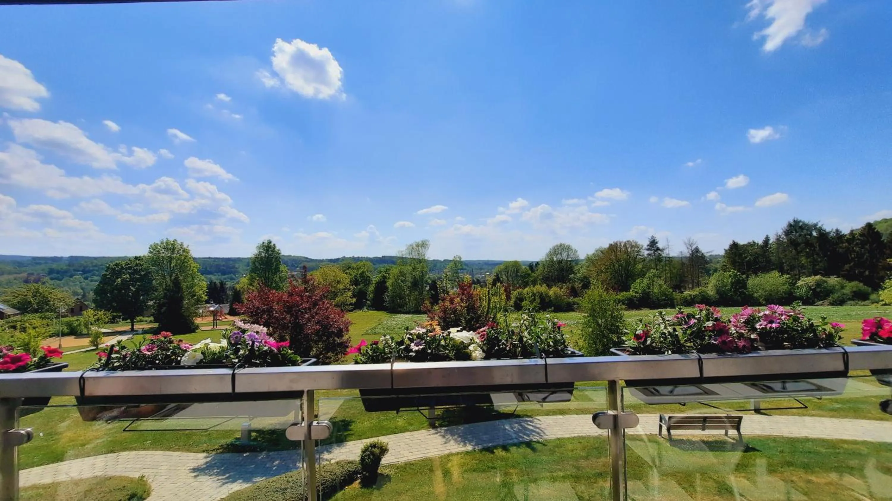 Garden view in Azur en Ardenne