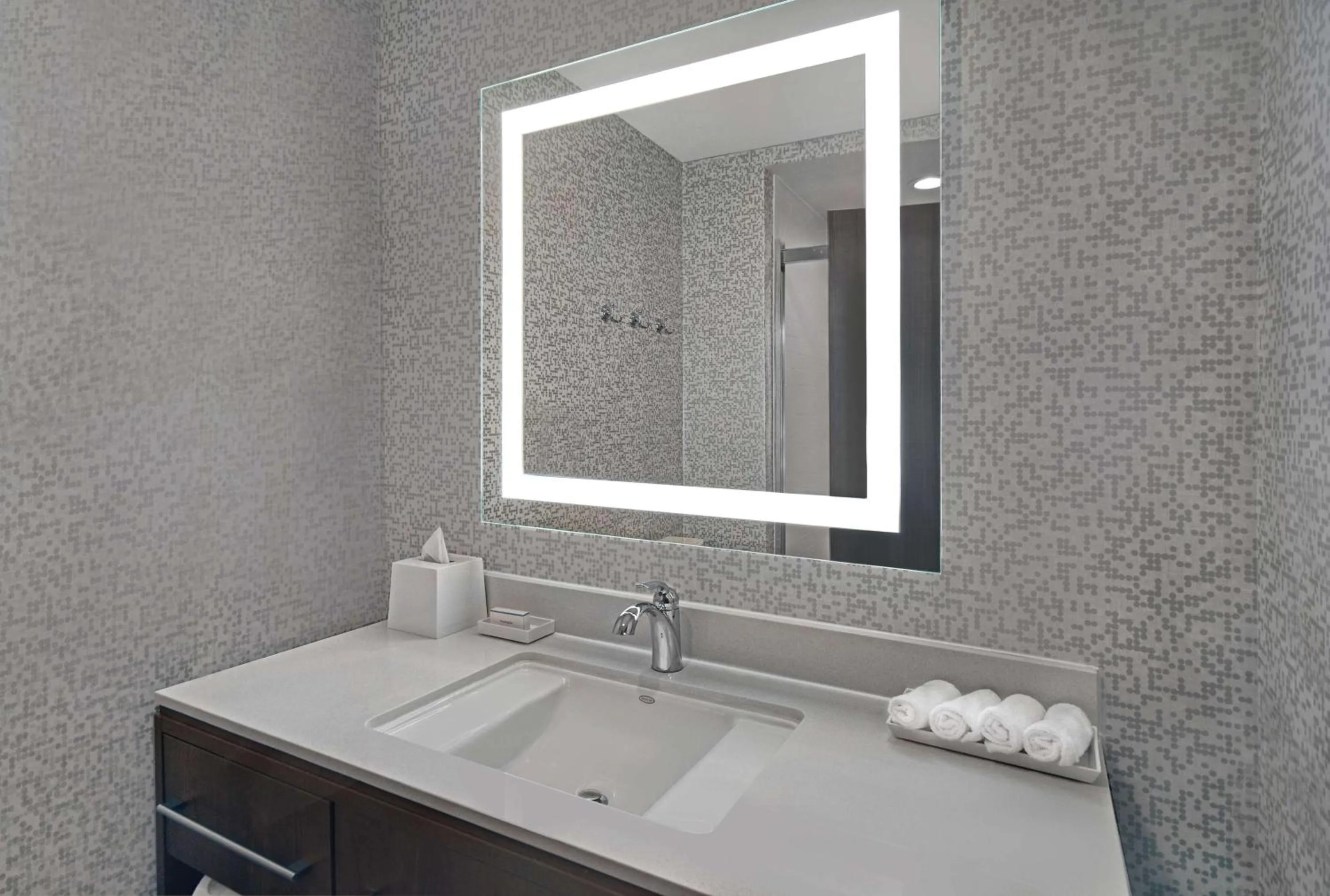 Bathroom in Home2 Suites by Hilton Liberty NE Kansas City, MO