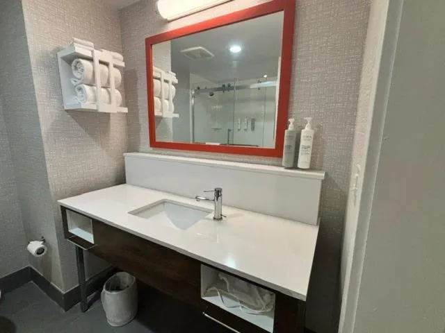 Bathroom in Hampton Inn & Suites Deptford, Nj