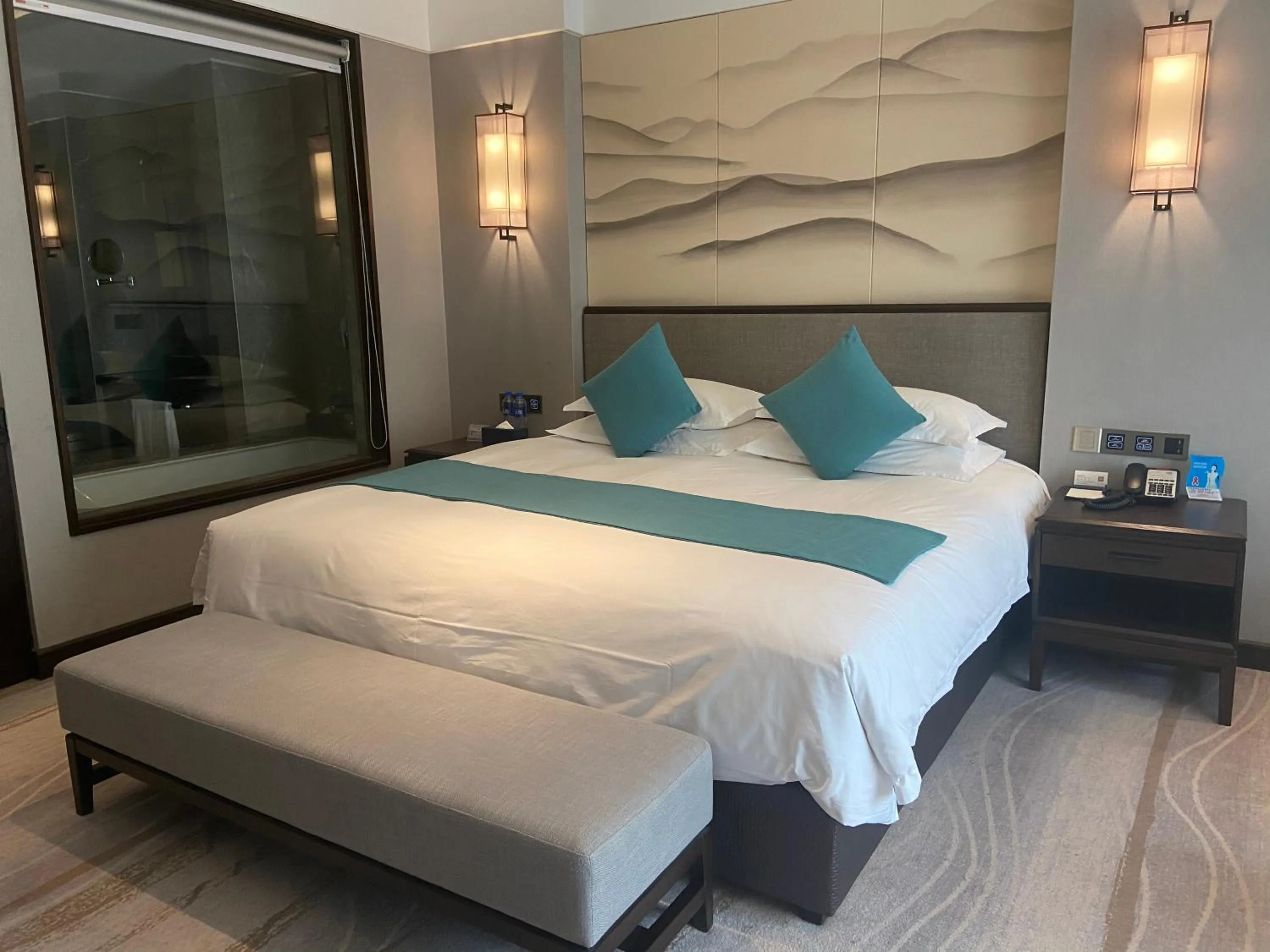 Bedroom, Bed in SSAW Boutique Hotel Lishui Jiarui