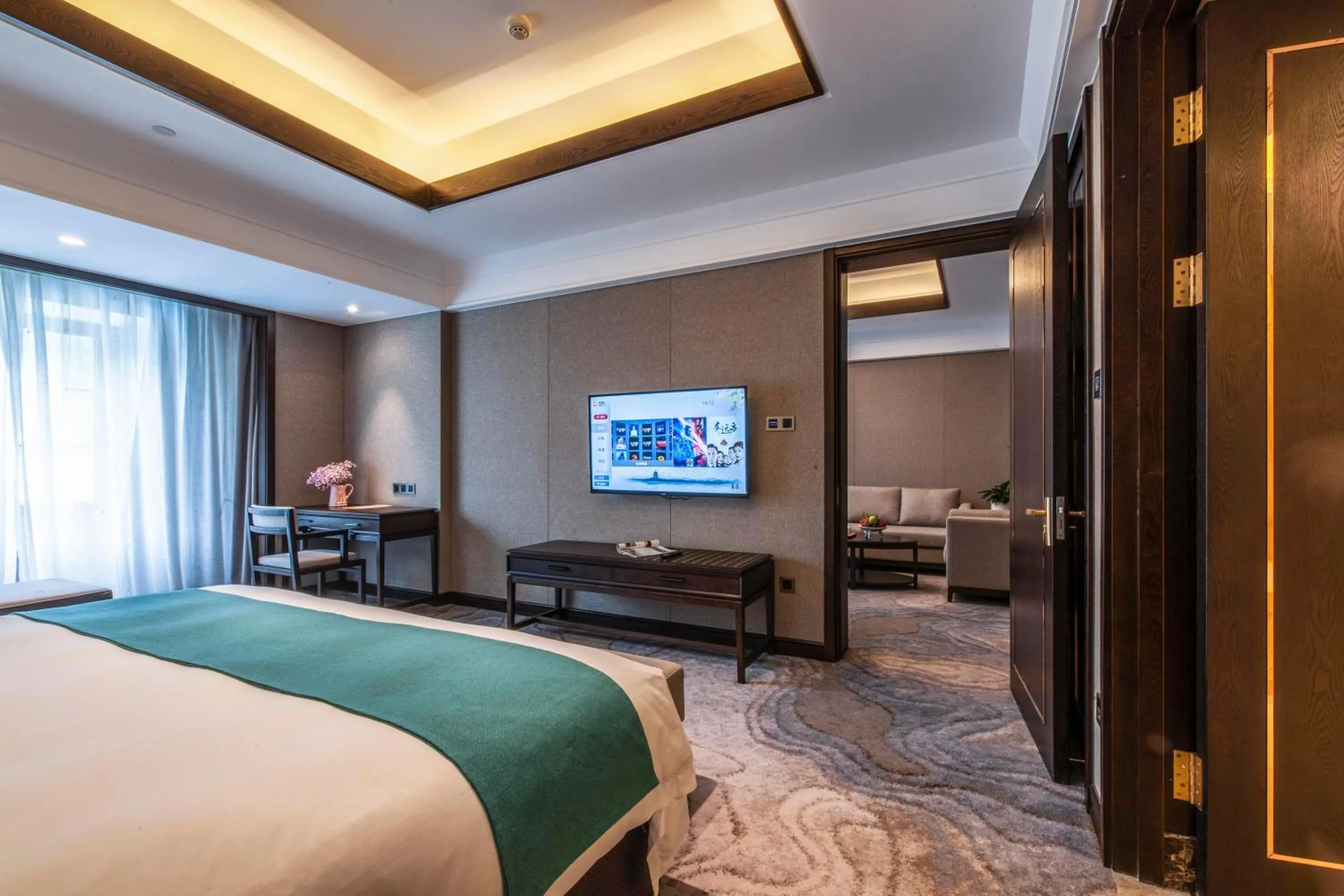 Bedroom, Bed in SSAW Boutique Hotel Lishui Jiarui