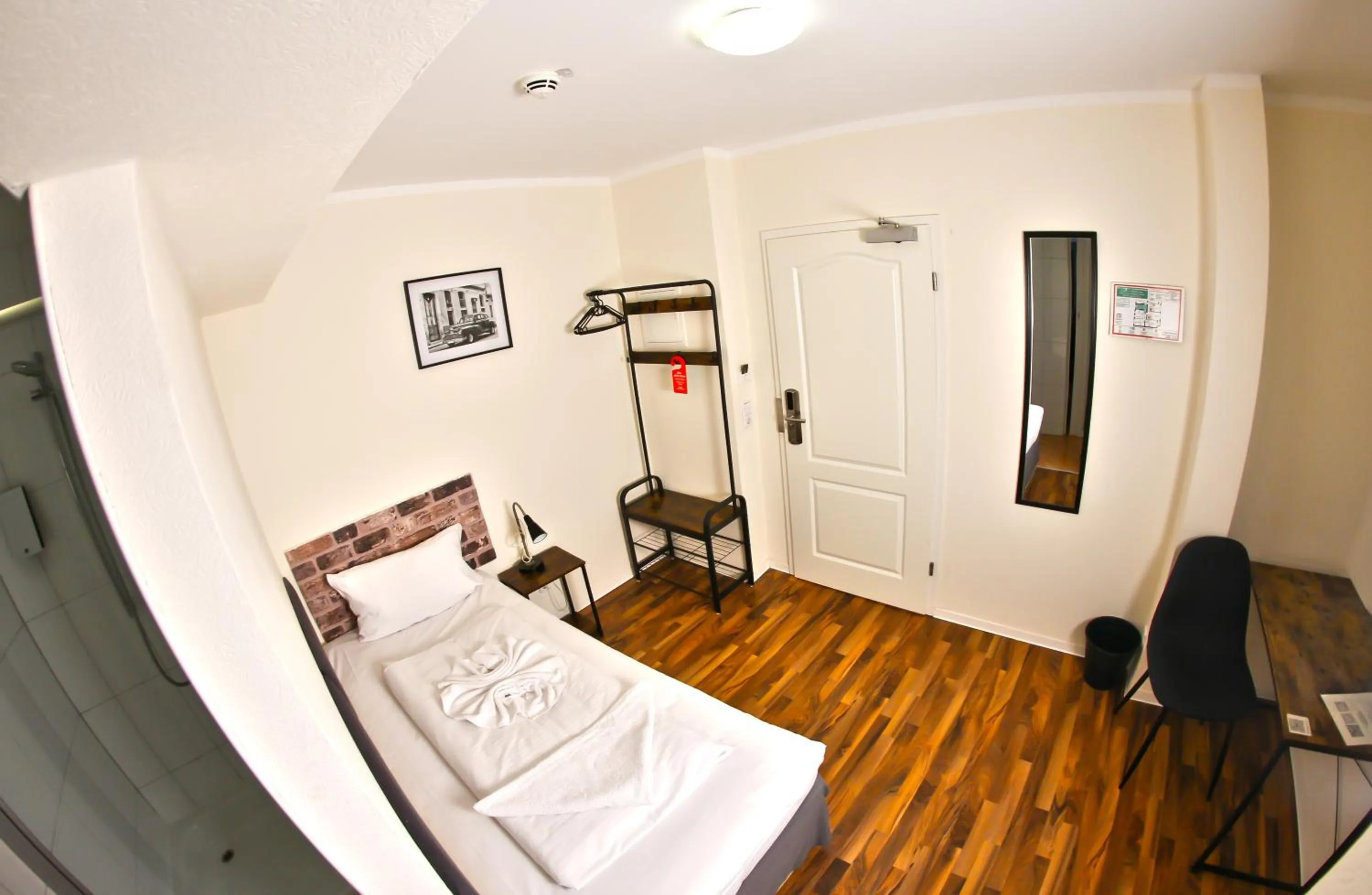 Bed in Hotel Karlshorst