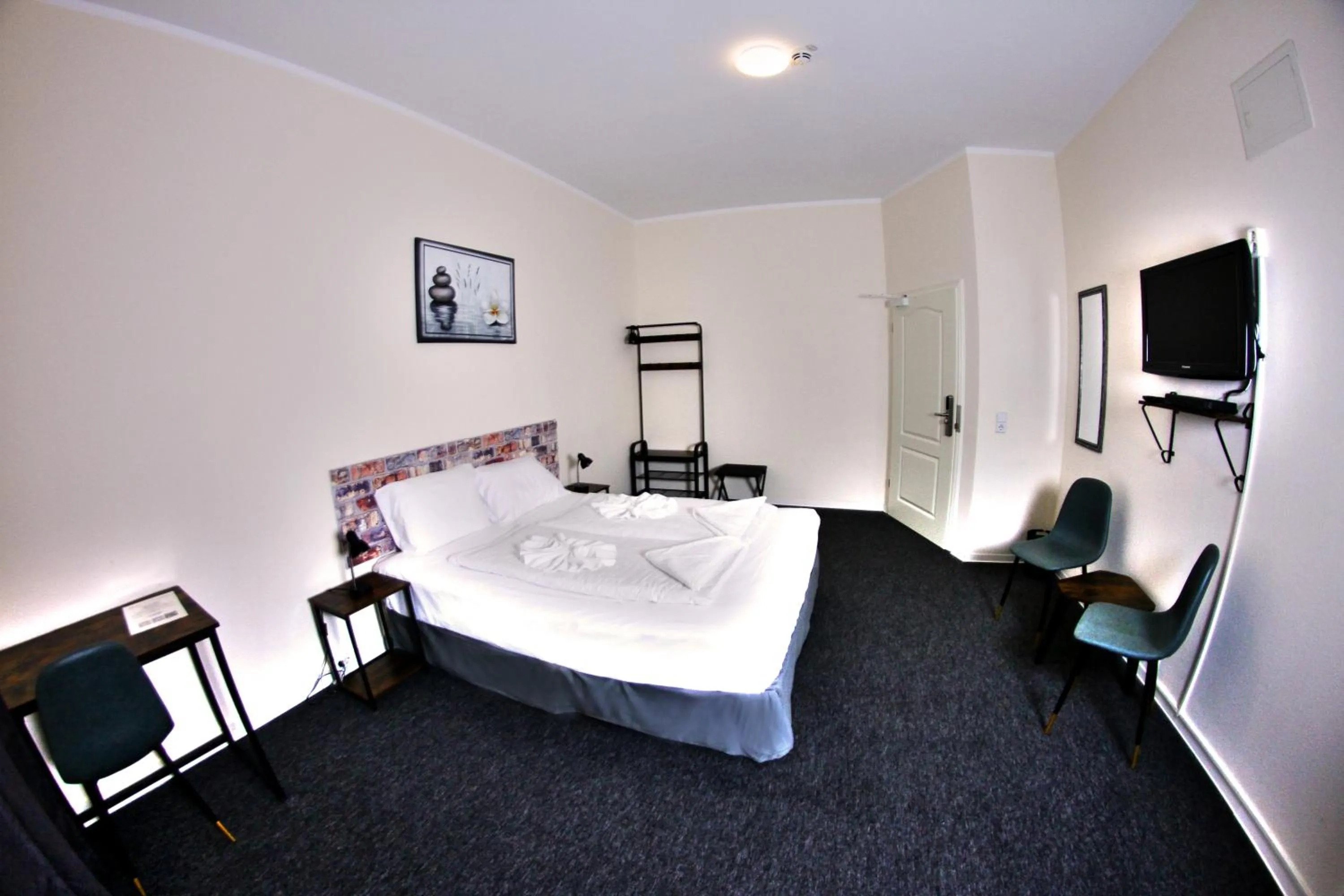 Bed in Hotel Karlshorst