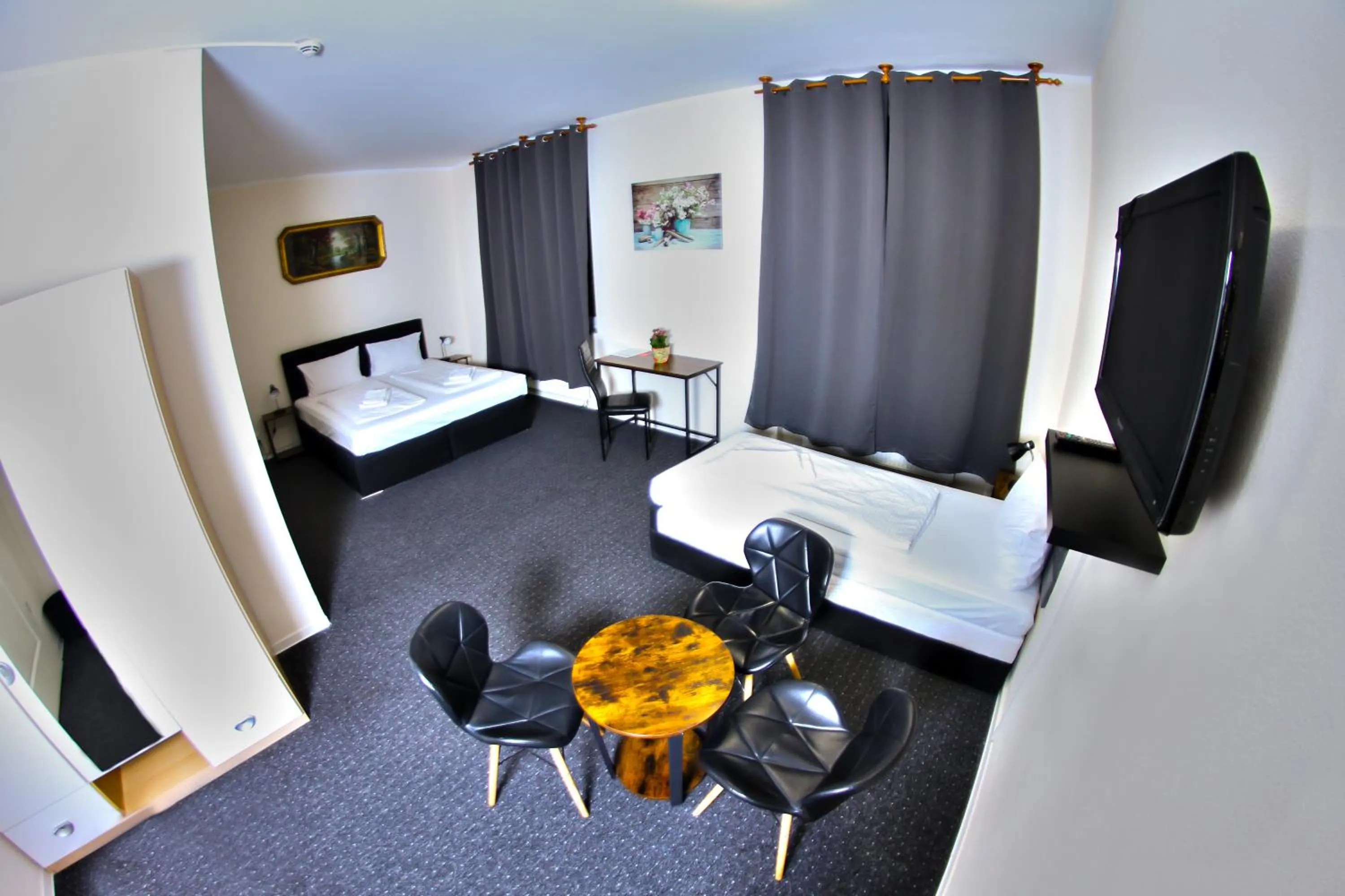 Bed in Hotel Karlshorst